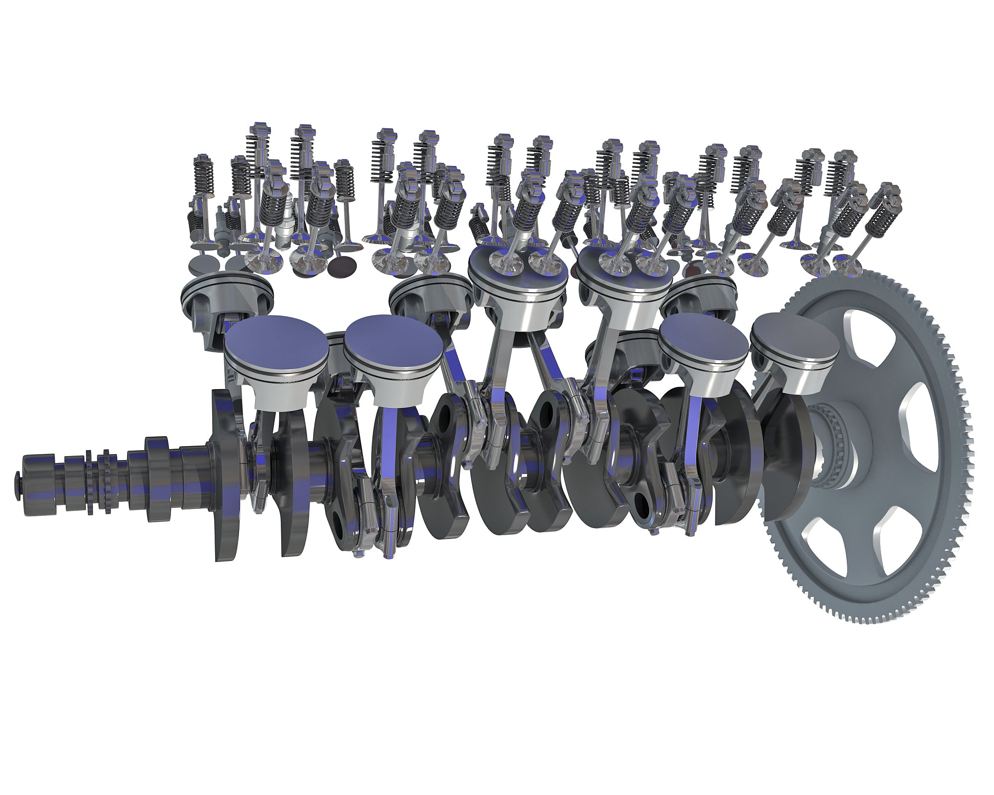 V12 Engine 3D Models