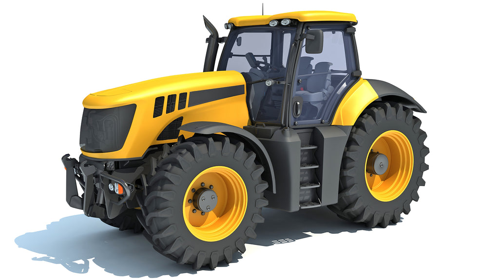 Farm Tractor 3D Model