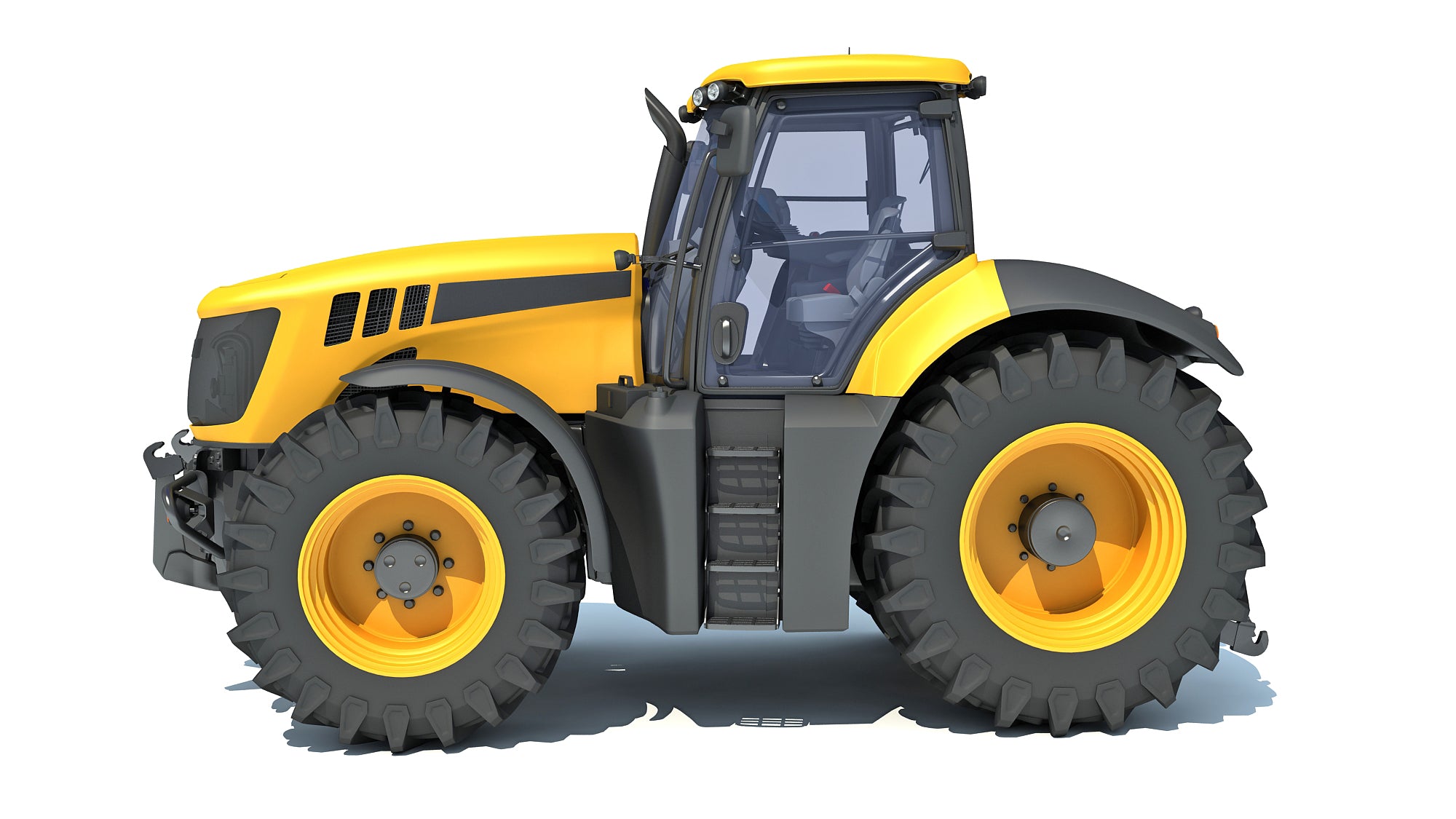 Farm Tractor 3D Model