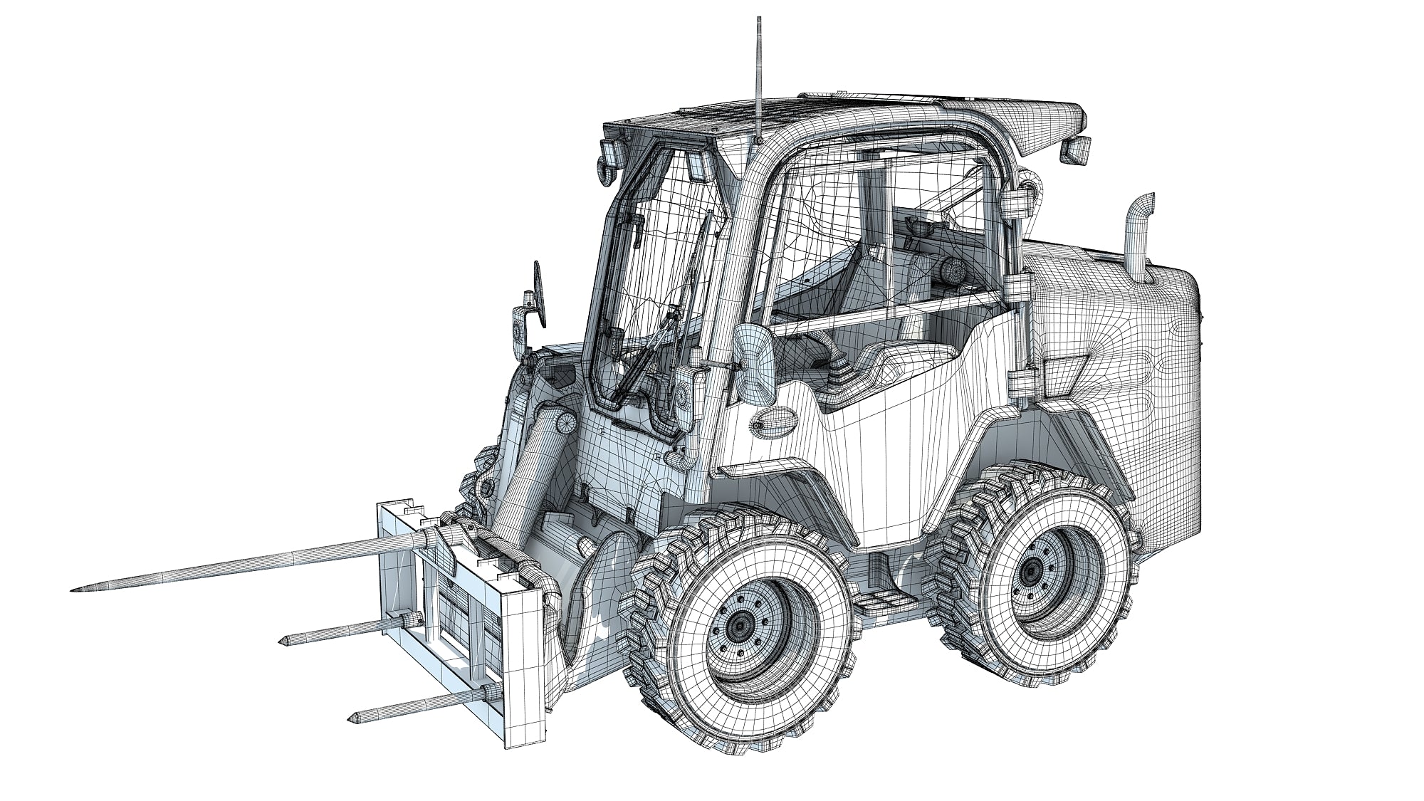 Skid Steer Loader Bale Fork