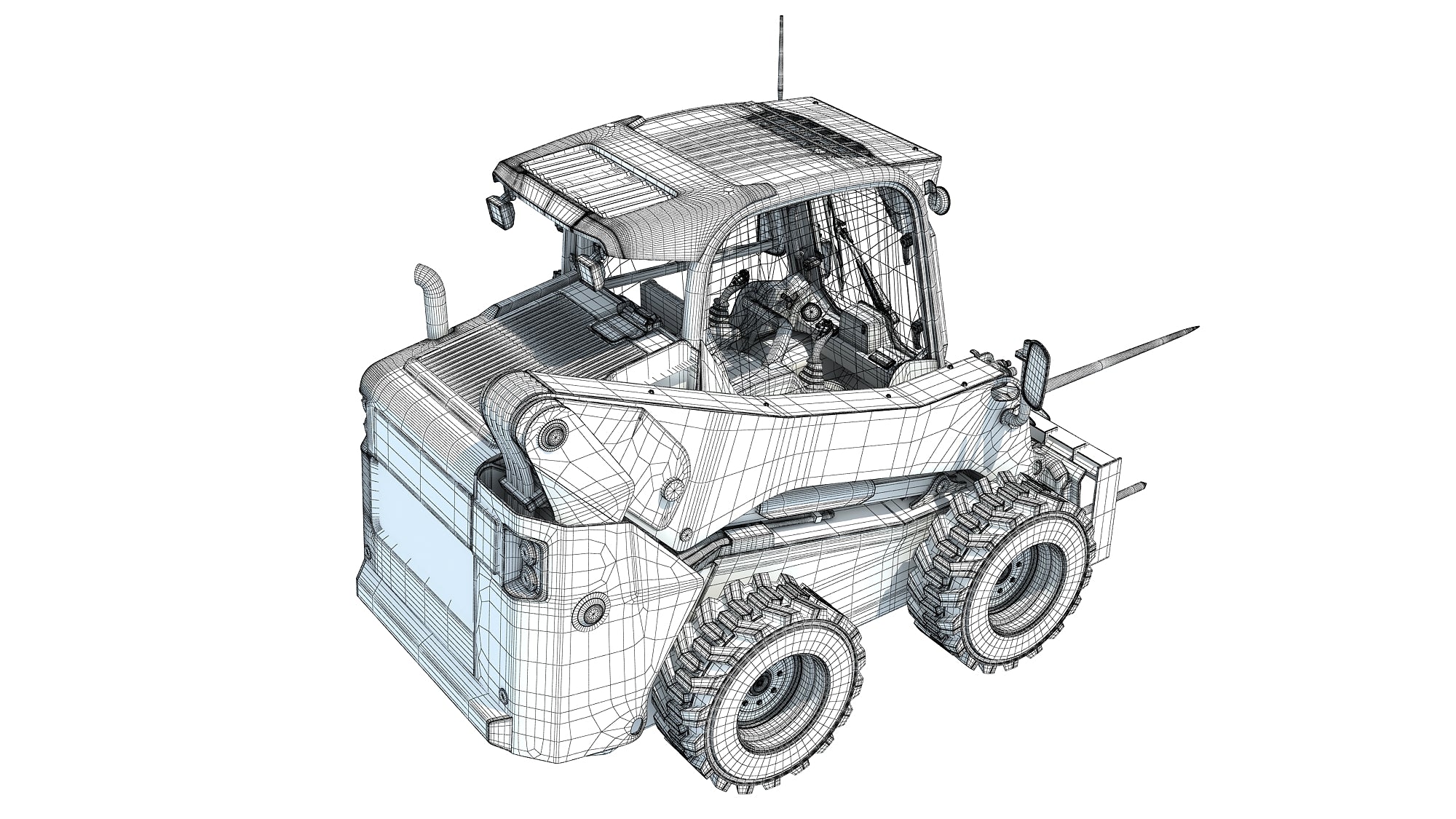 Skid Steer Loader Bale Fork