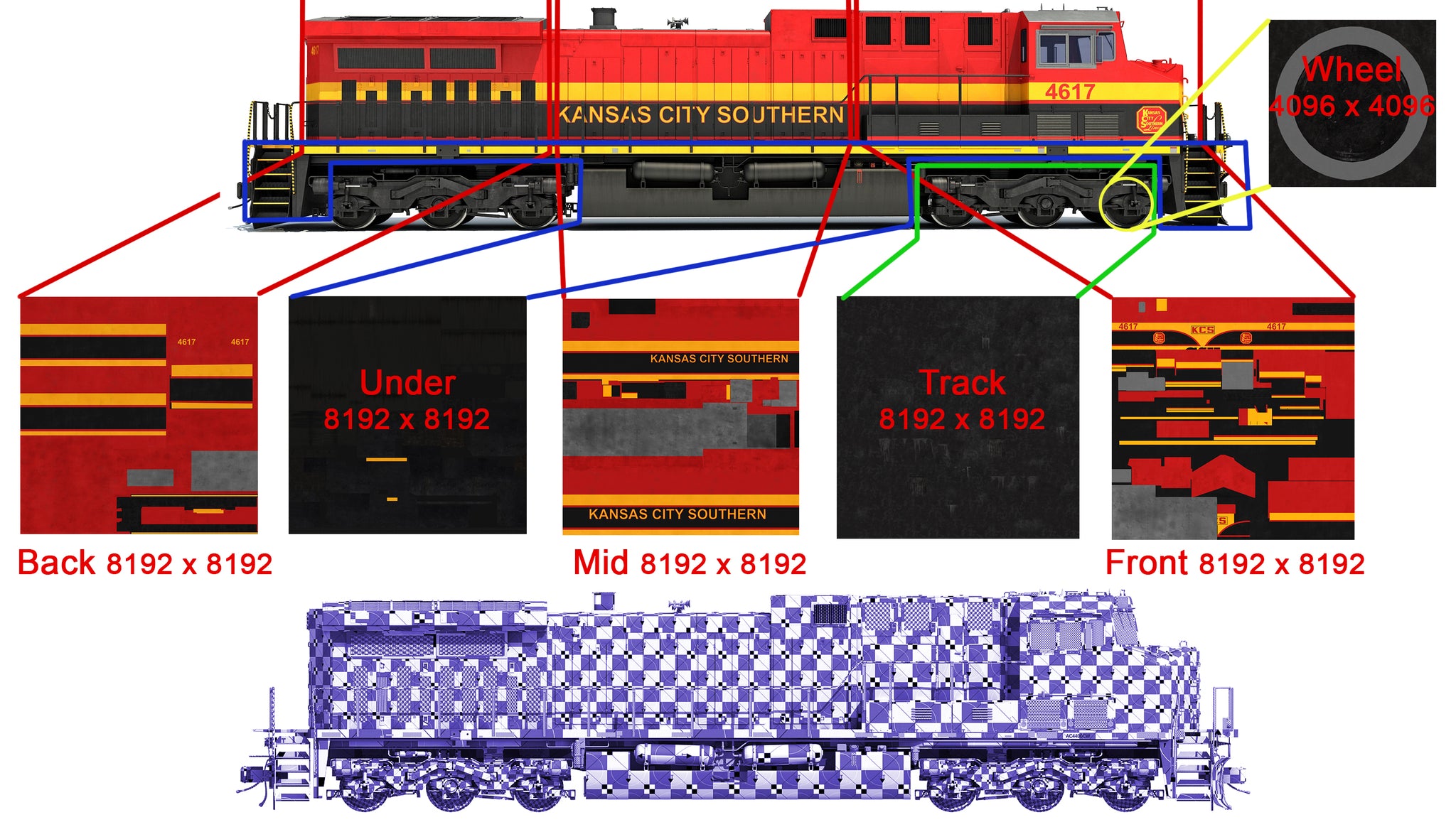 Kansas City Southern Locomotive
