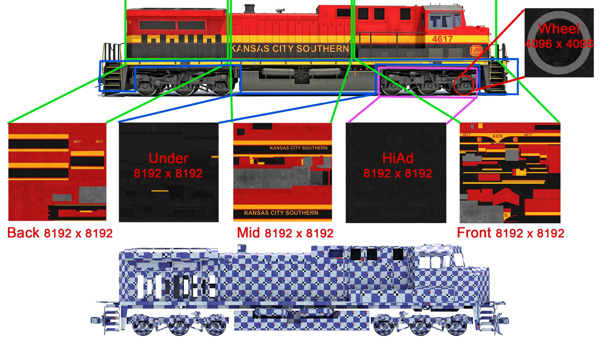 Kansas City Southern Locomotive