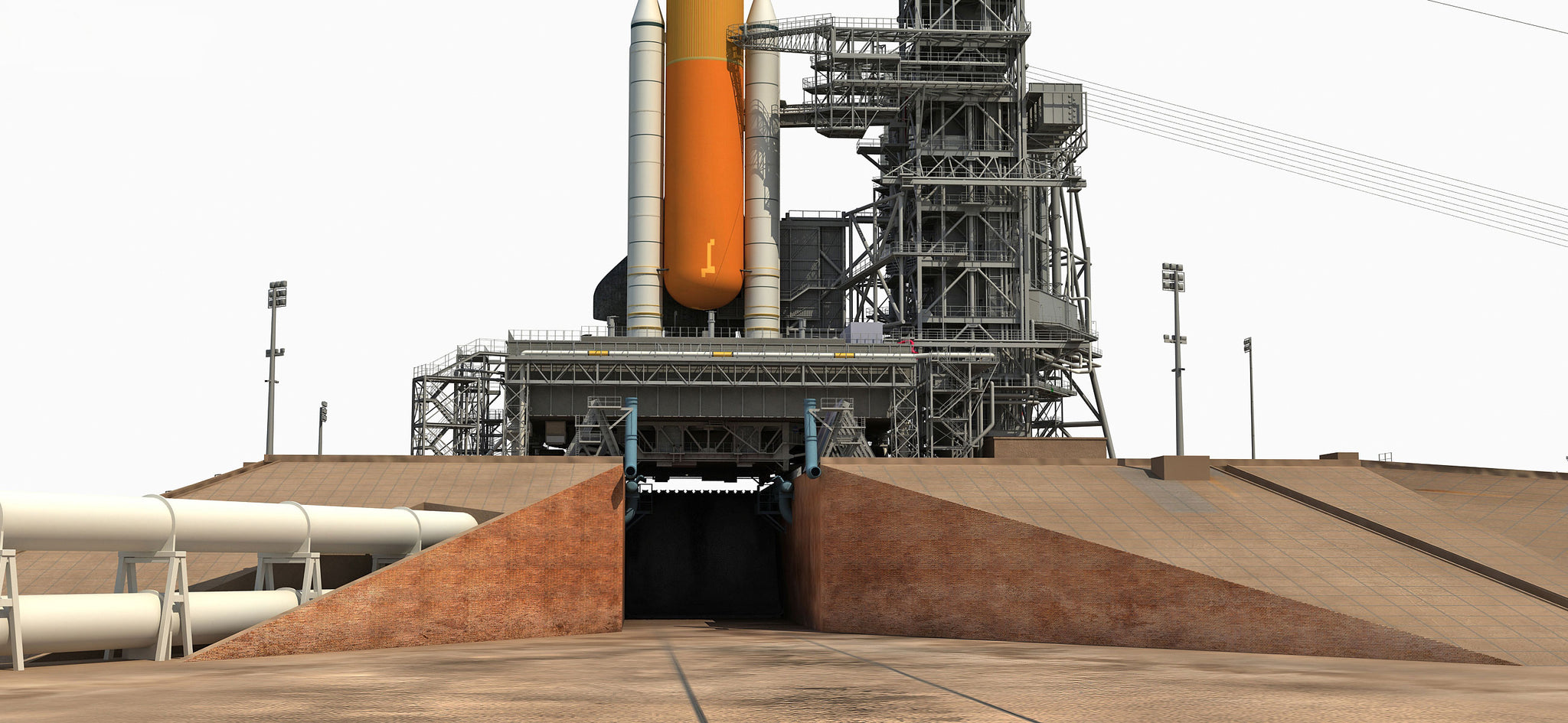 Launch Complex 39A 3D Model