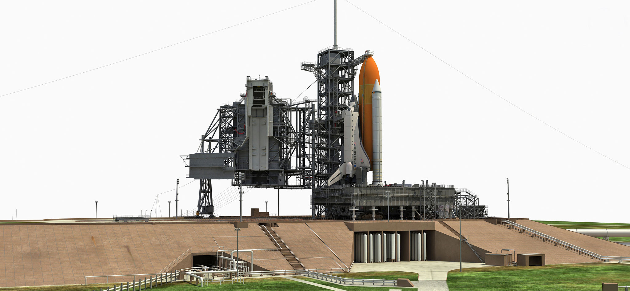 Launch Complex 39A 3D Model