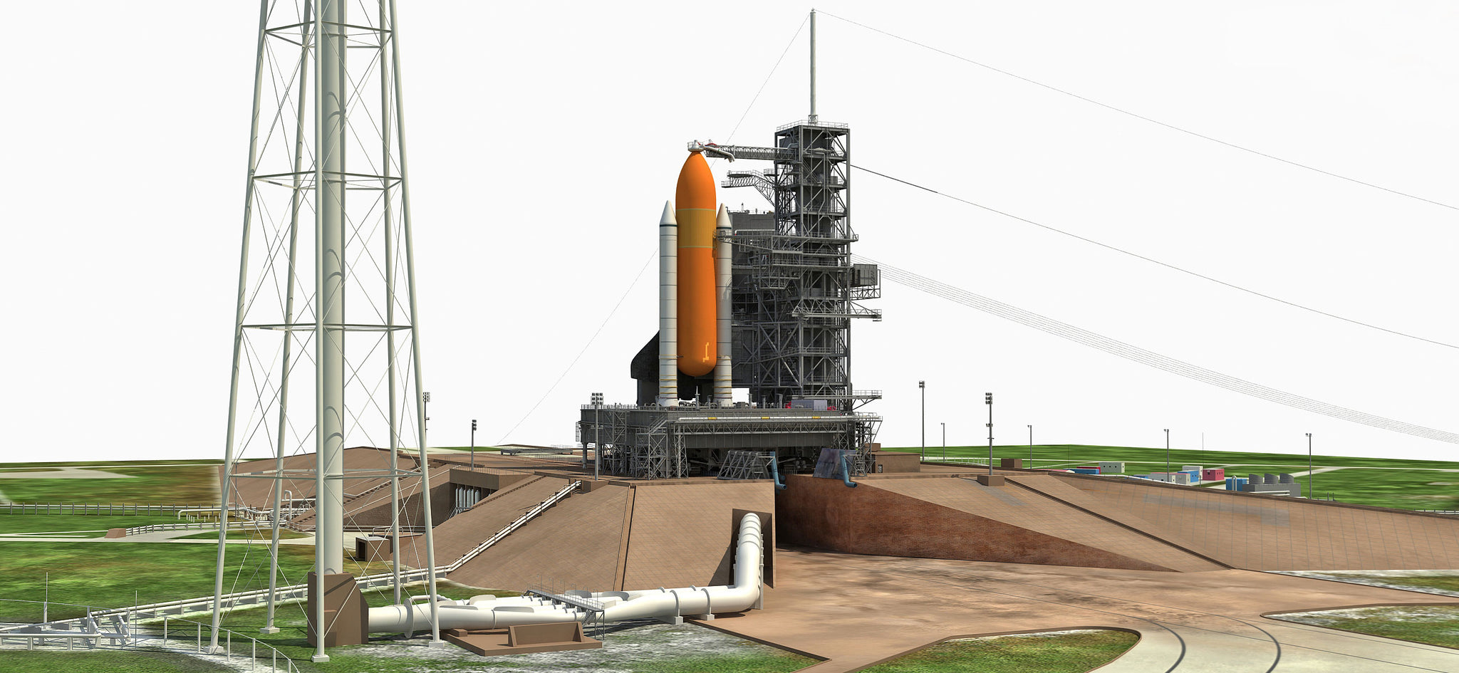 Launch Complex 39A 3D Model