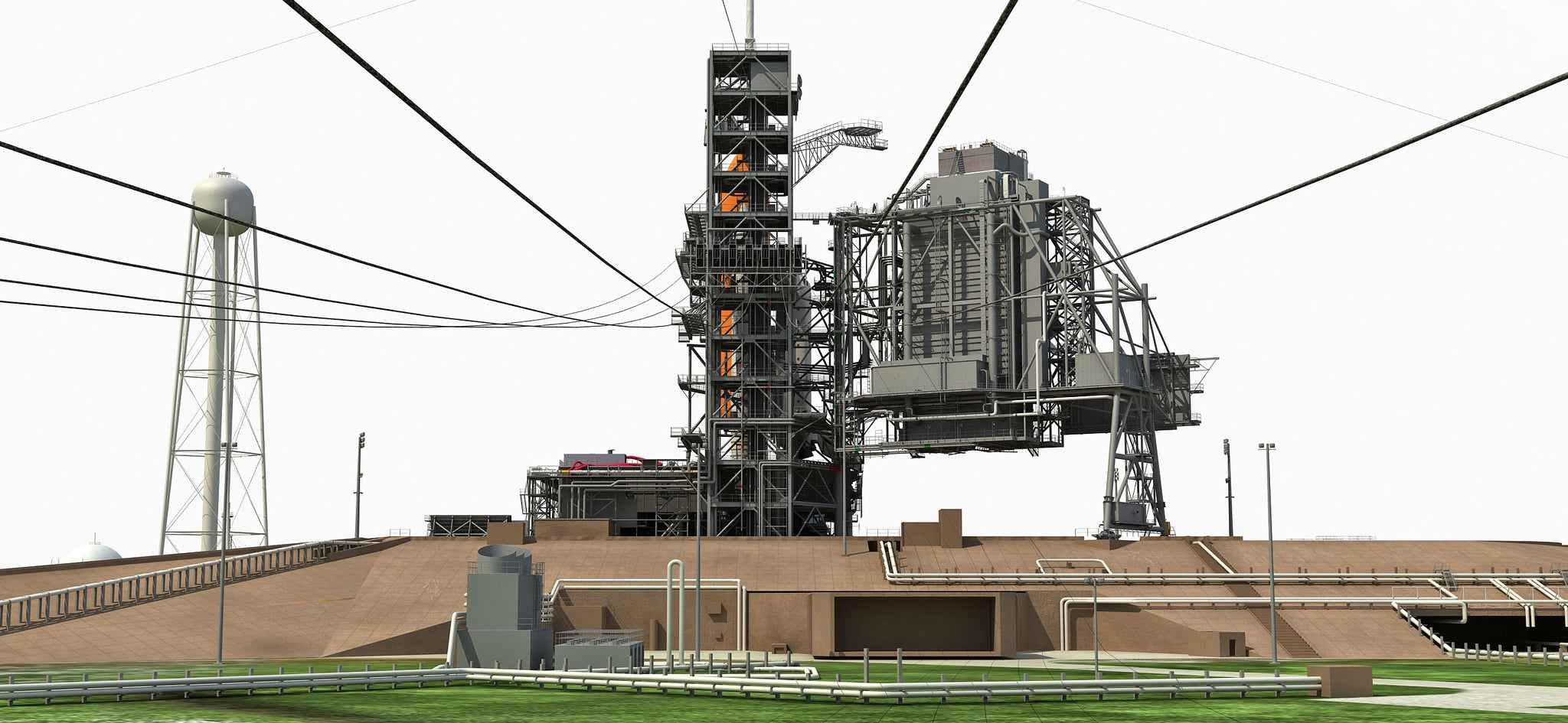 Launch Complex 39A 3D Model