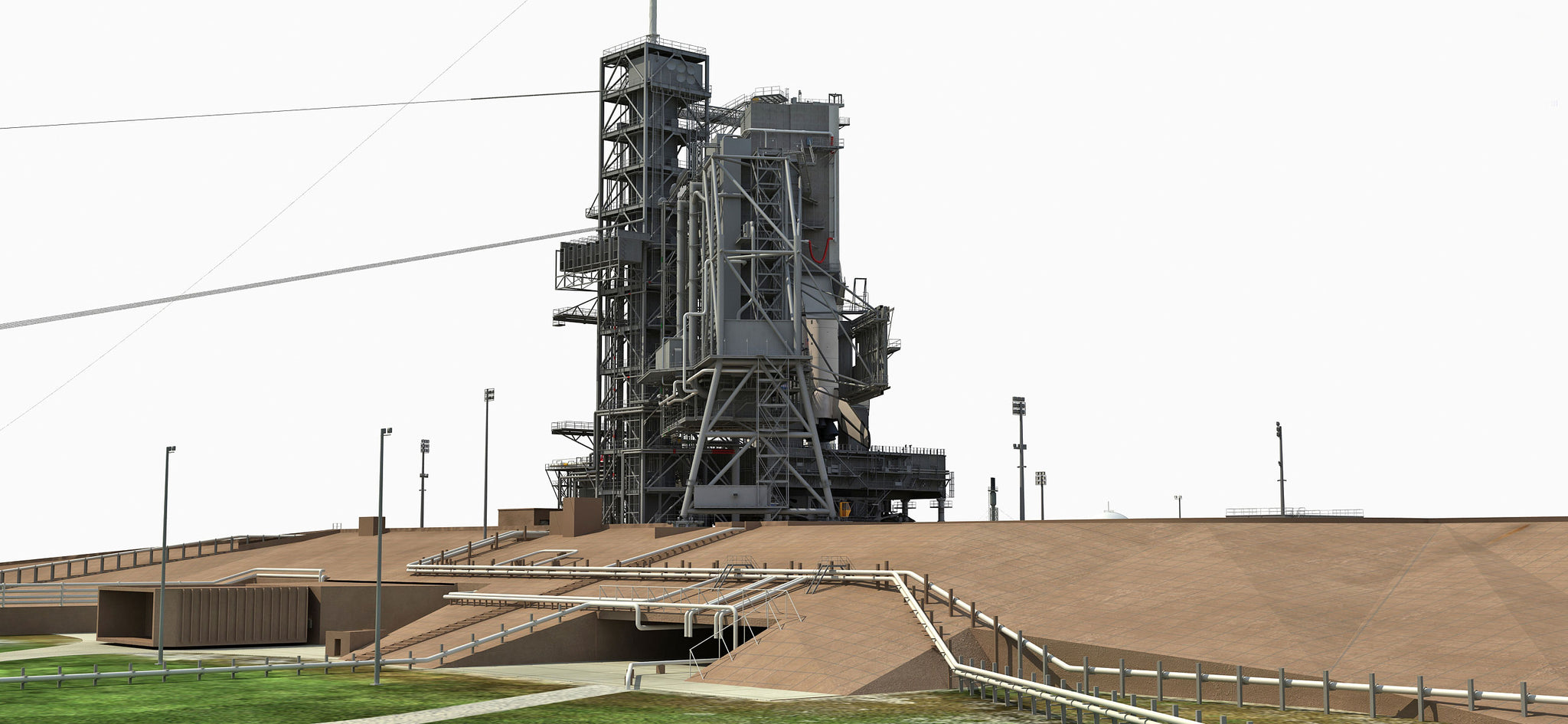 Launch Complex 39A 3D Model