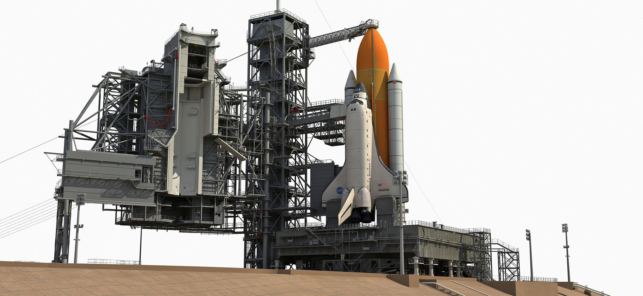 Launch Complex 39A 3D Model