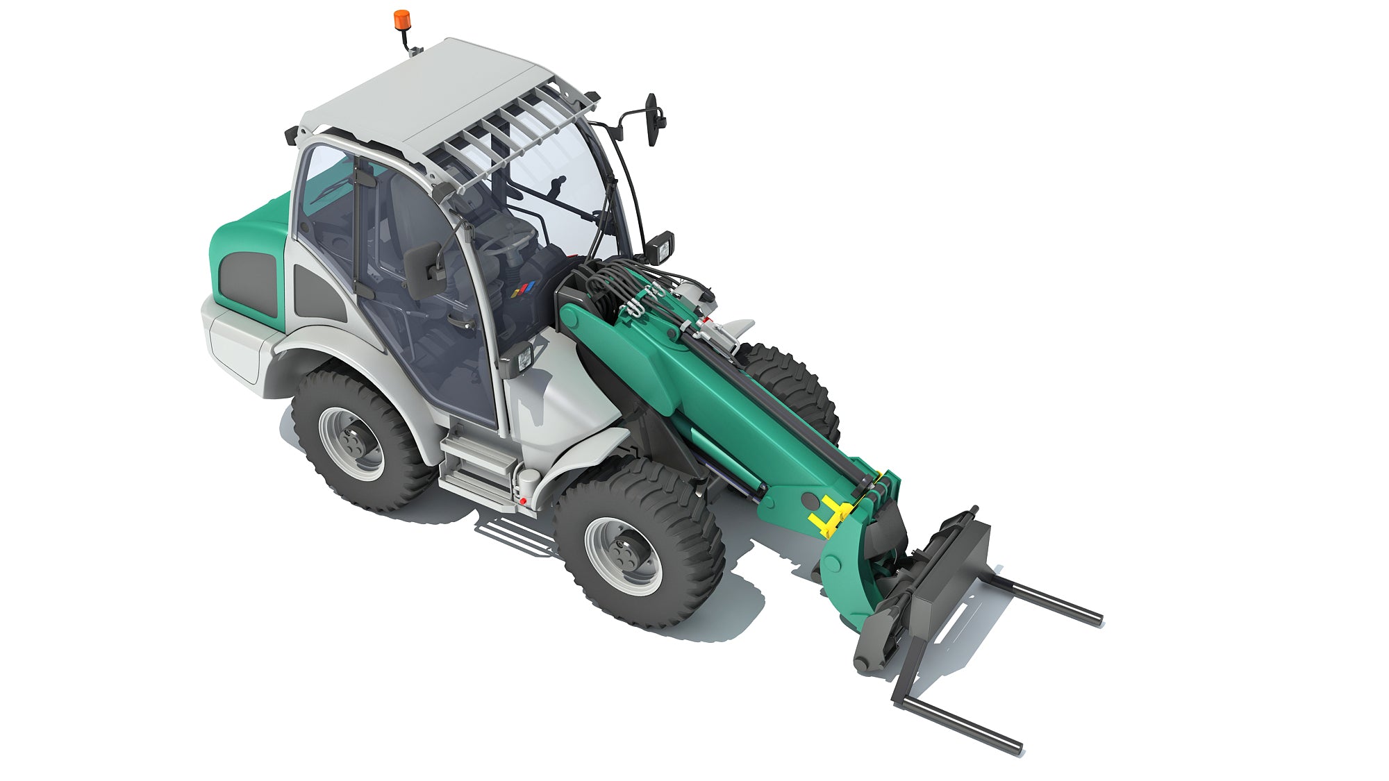 Wheel Loader 3D Model