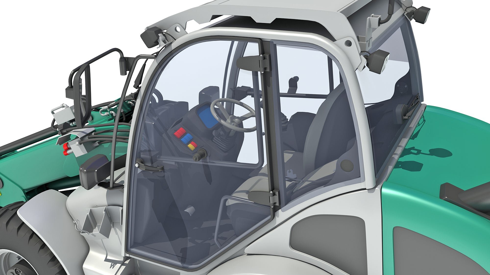 Wheel Loader 3D Model