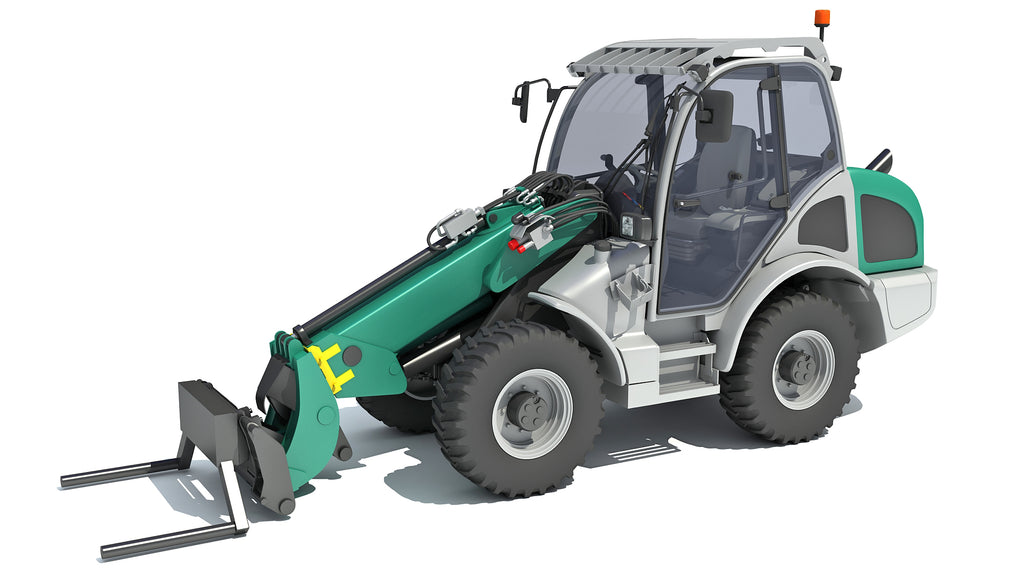Wheel Loader 3D Model