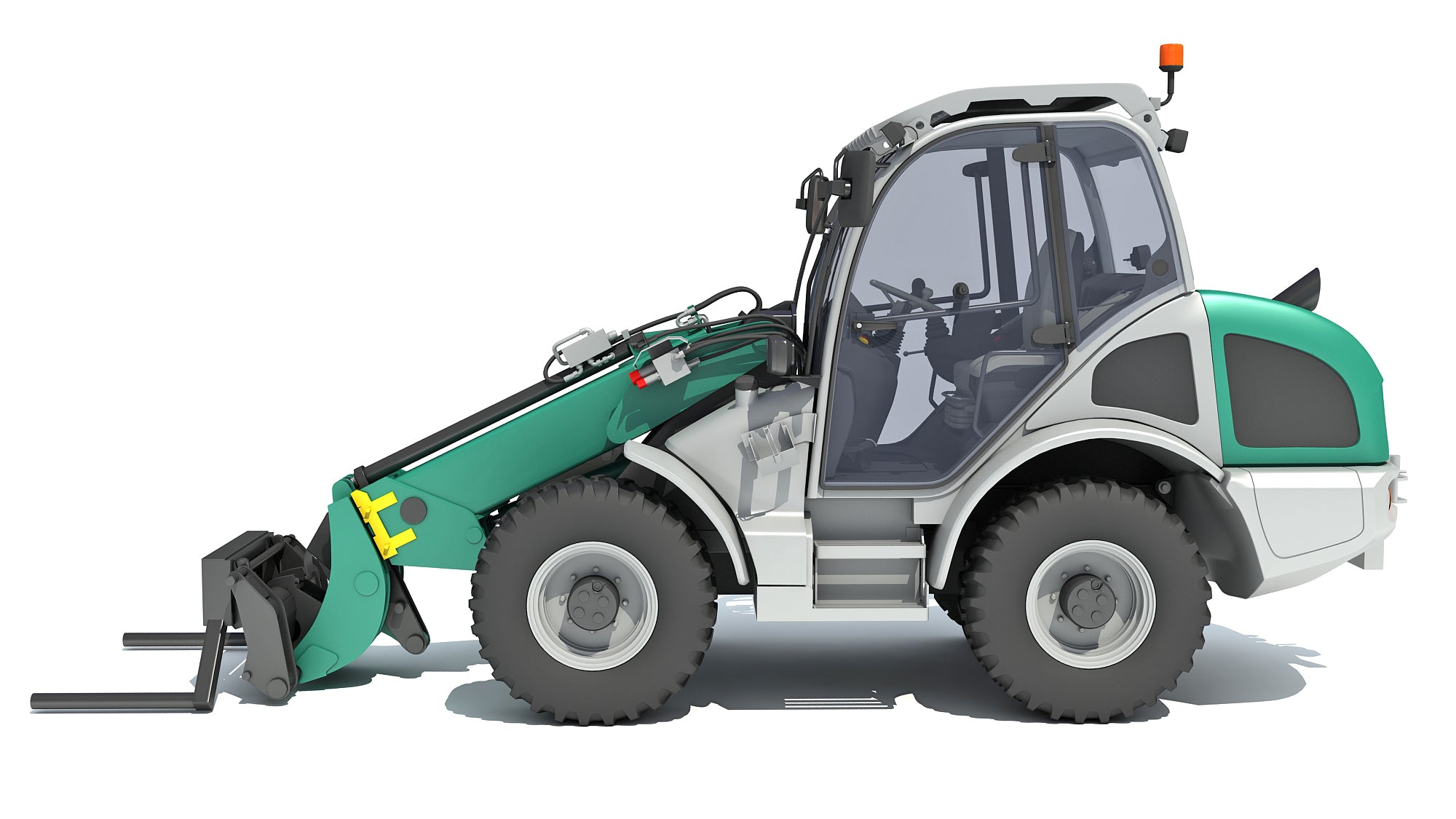 Wheel Loader 3D Model