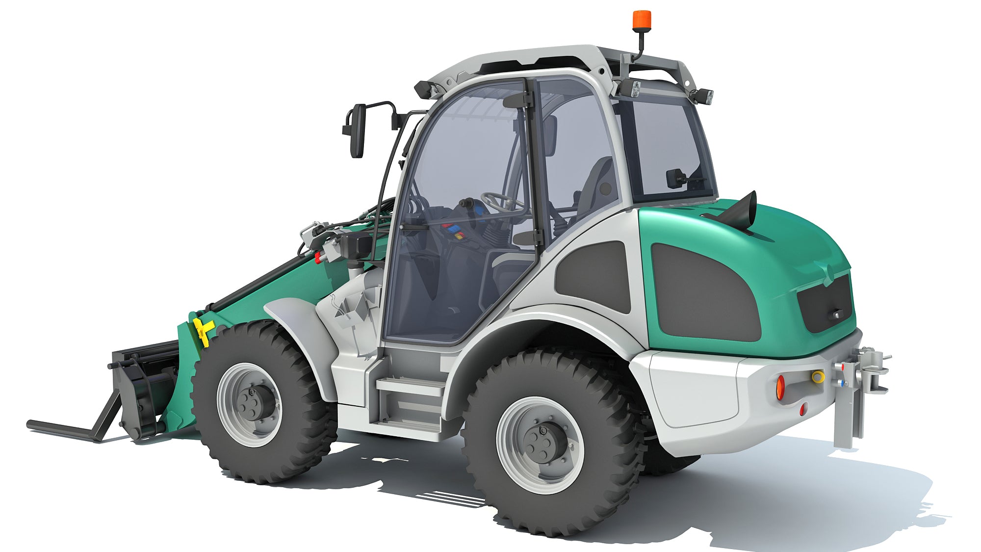 Wheel Loader 3D Model
