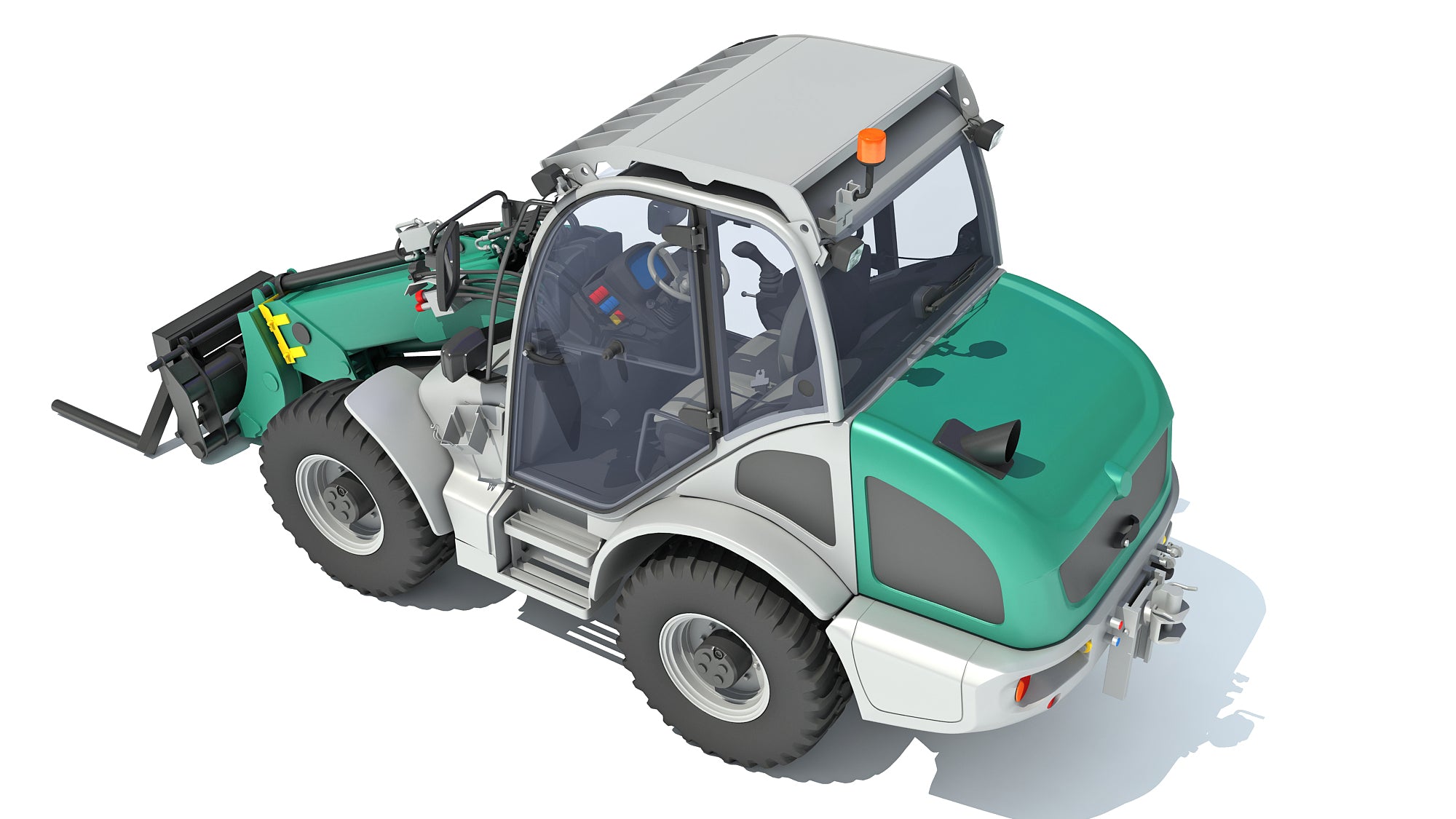 Wheel Loader 3D Model