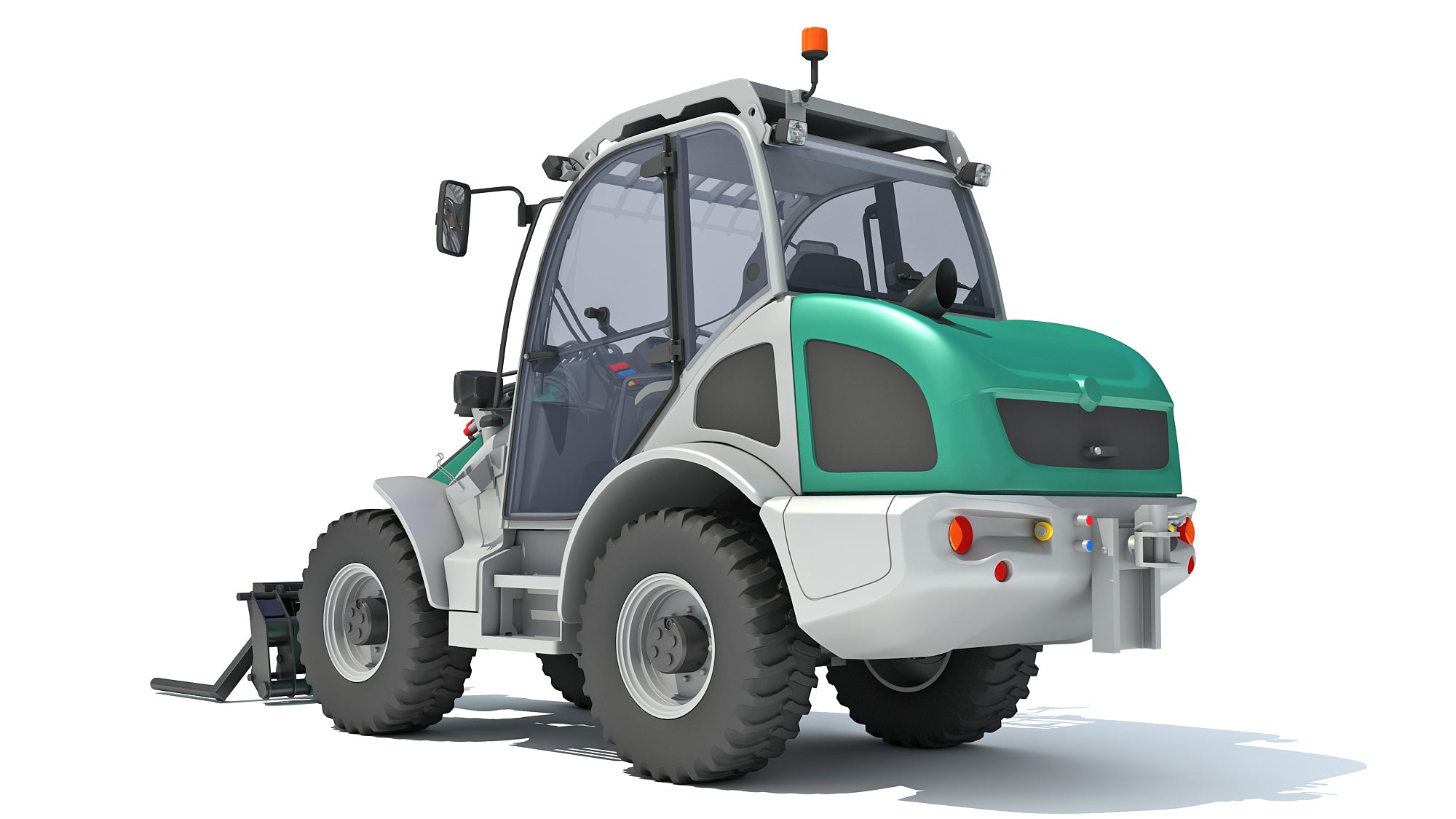 Wheel Loader 3D Model