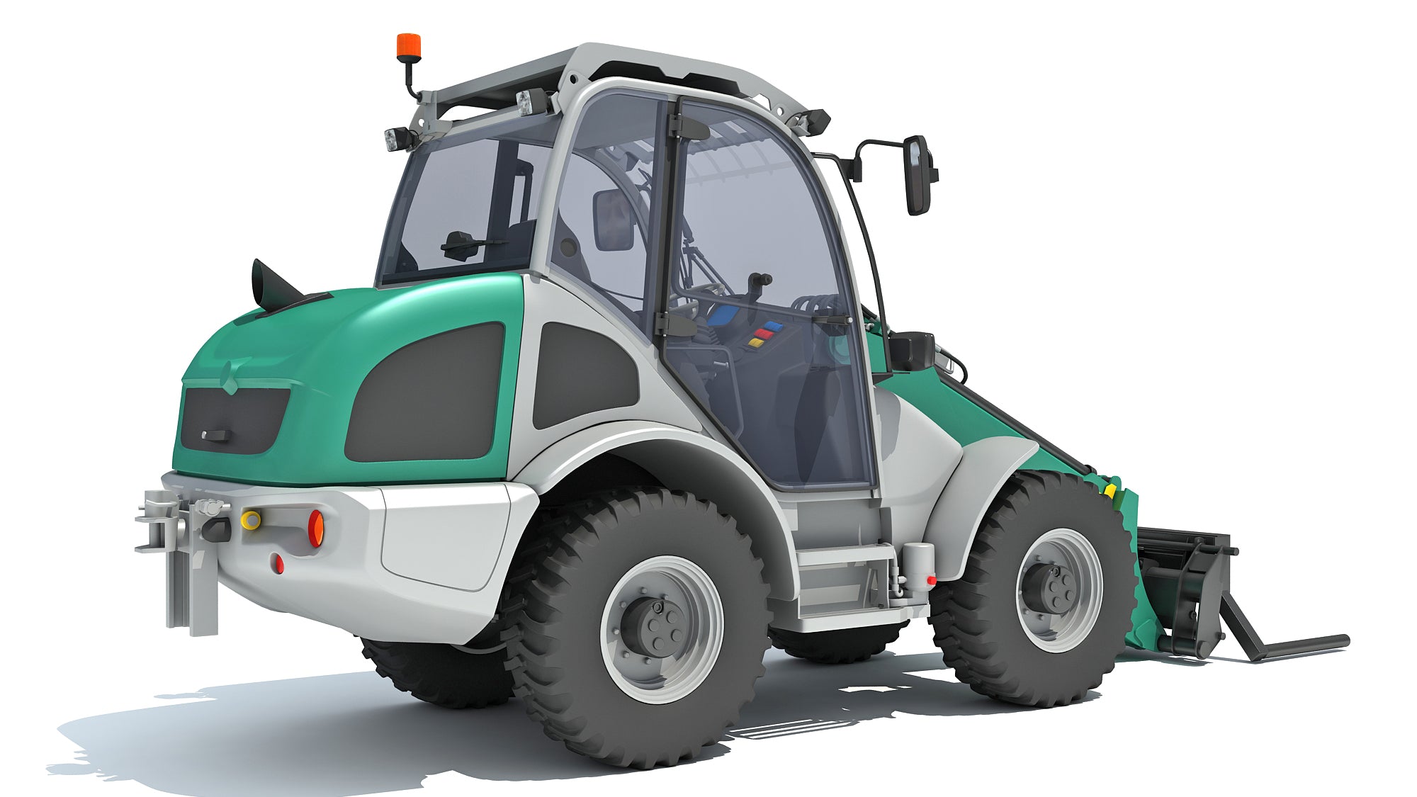 Wheel Loader 3D Model
