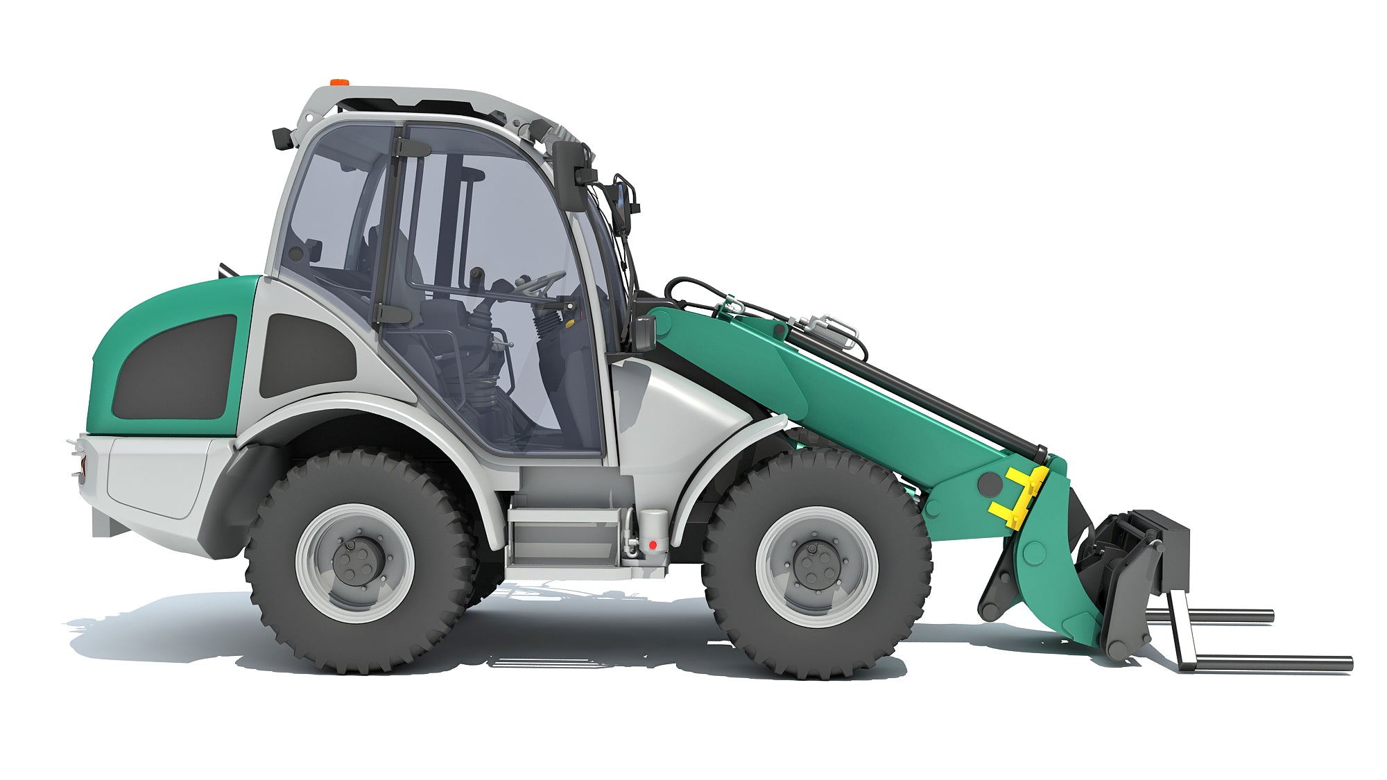 Wheel Loader 3D Model