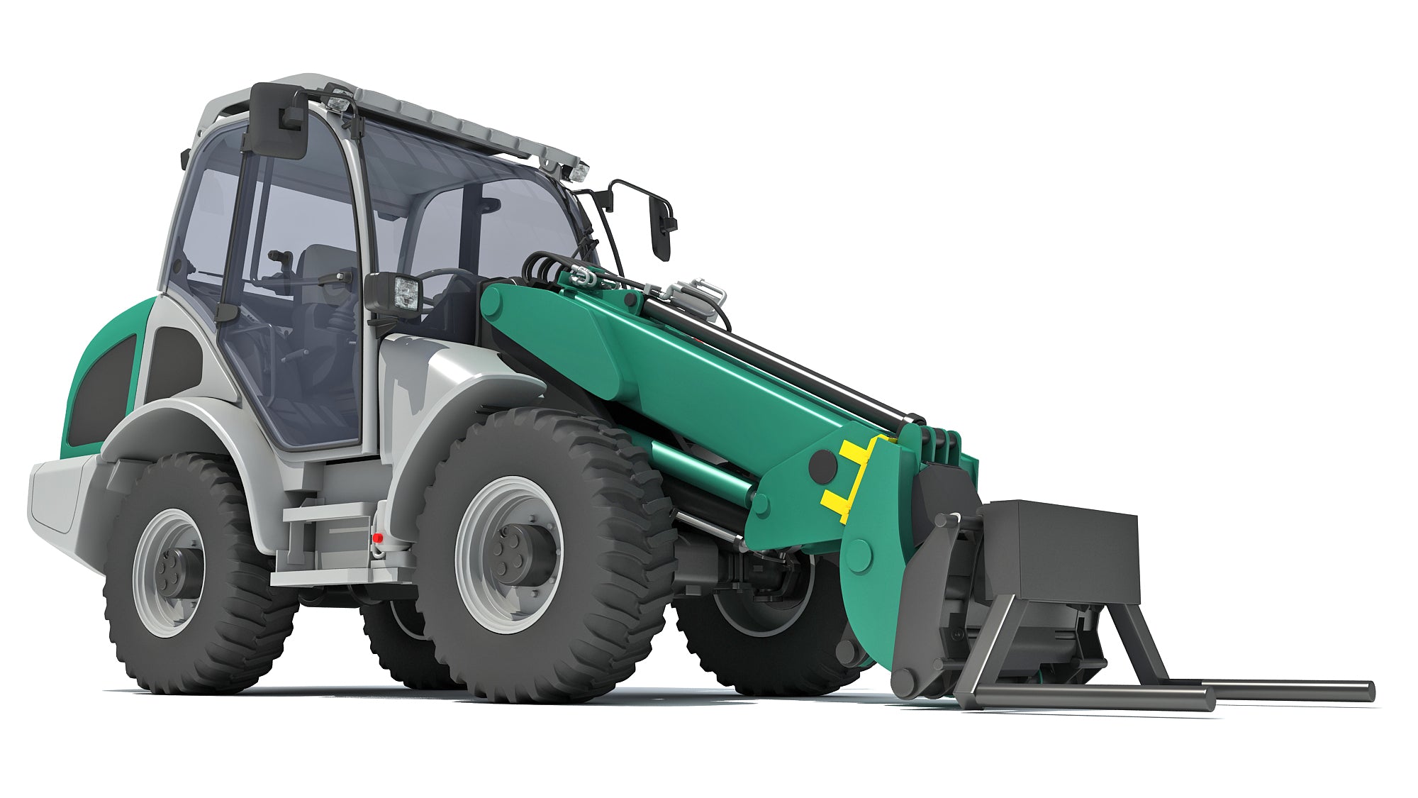 Wheel Loader 3D Model