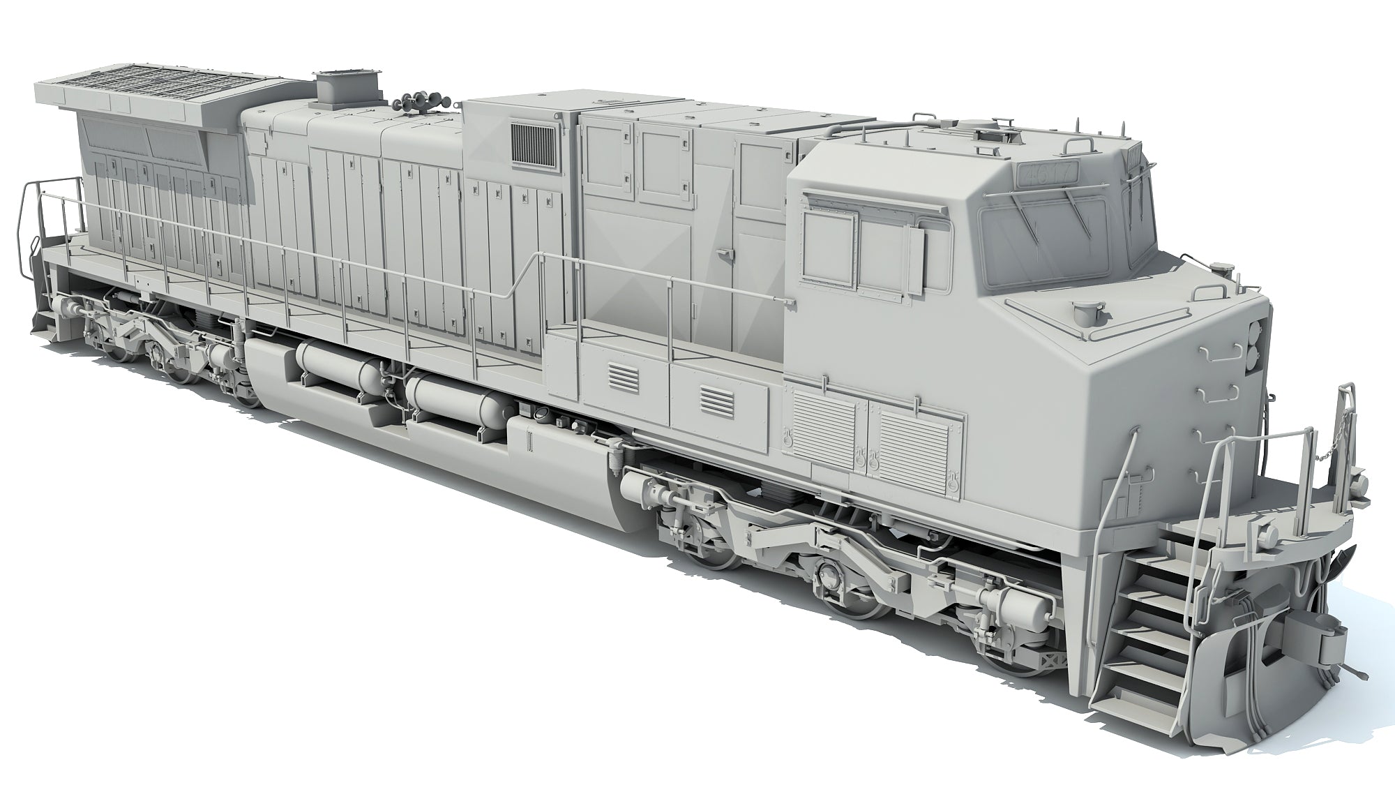 3D Locomotive Models