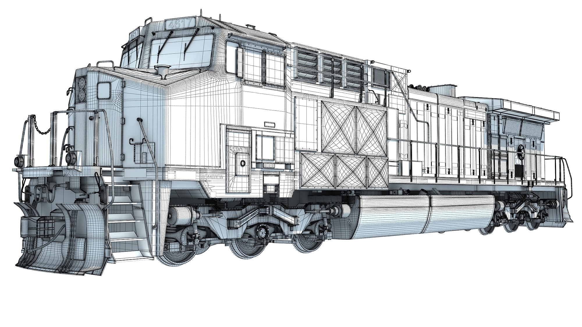 3D Locomotive Models