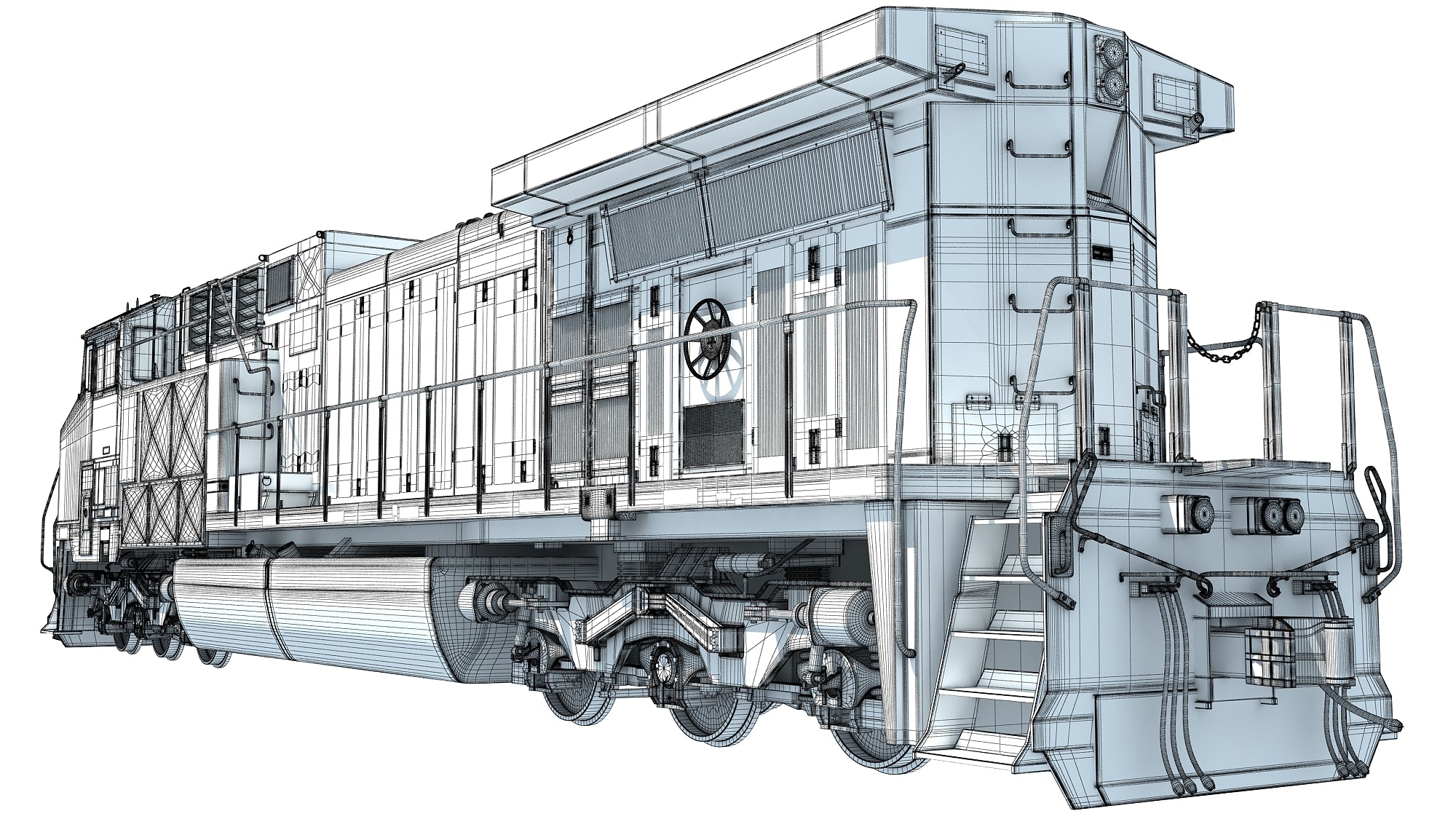 3D Locomotive Models