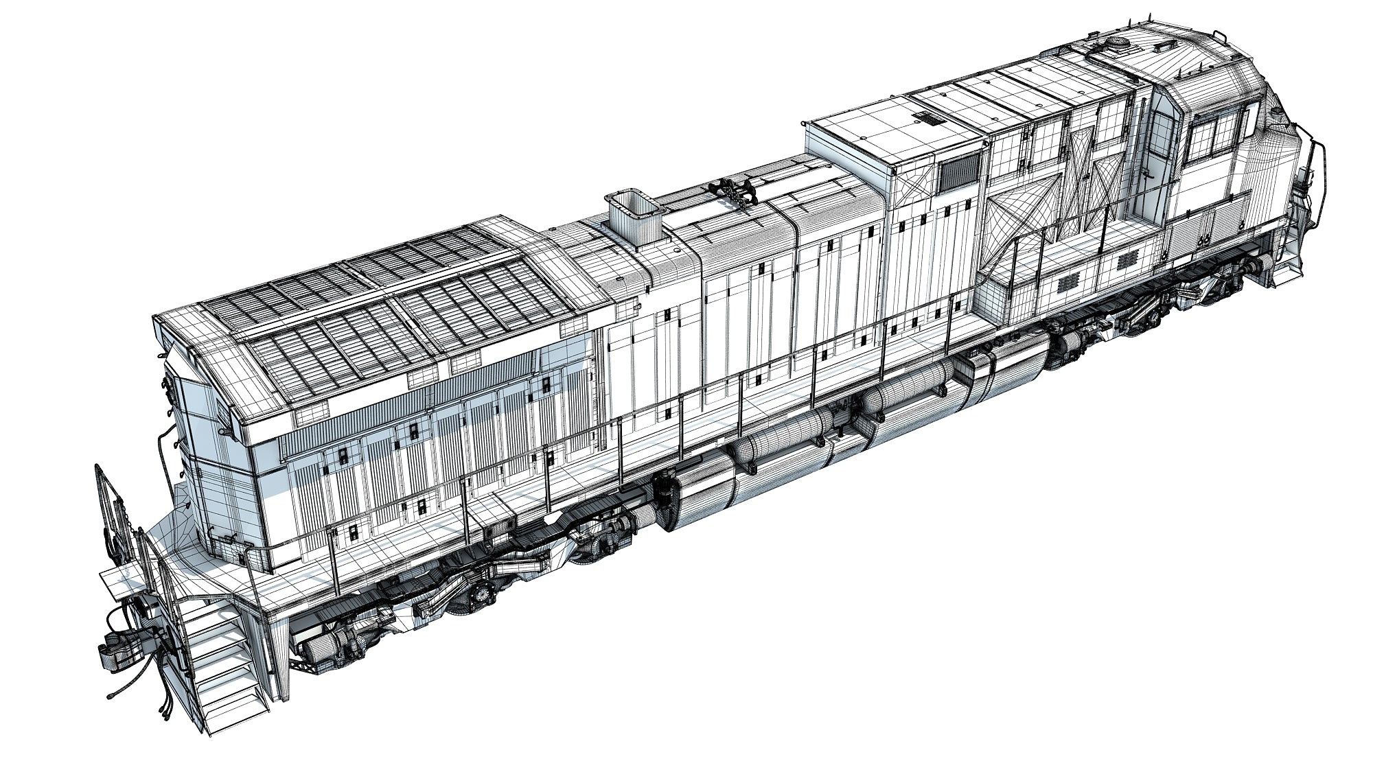 3D Locomotive Models