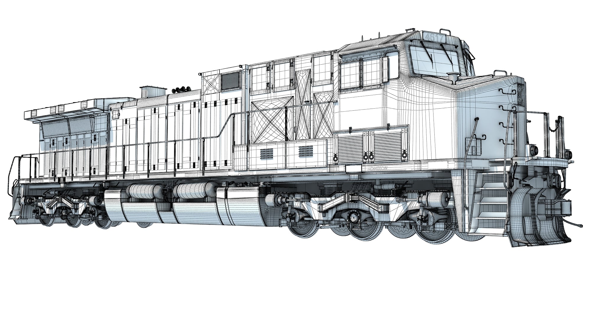 3D Locomotive Models