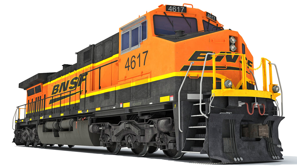 3D Locomotive GE AC4400CW BNSF