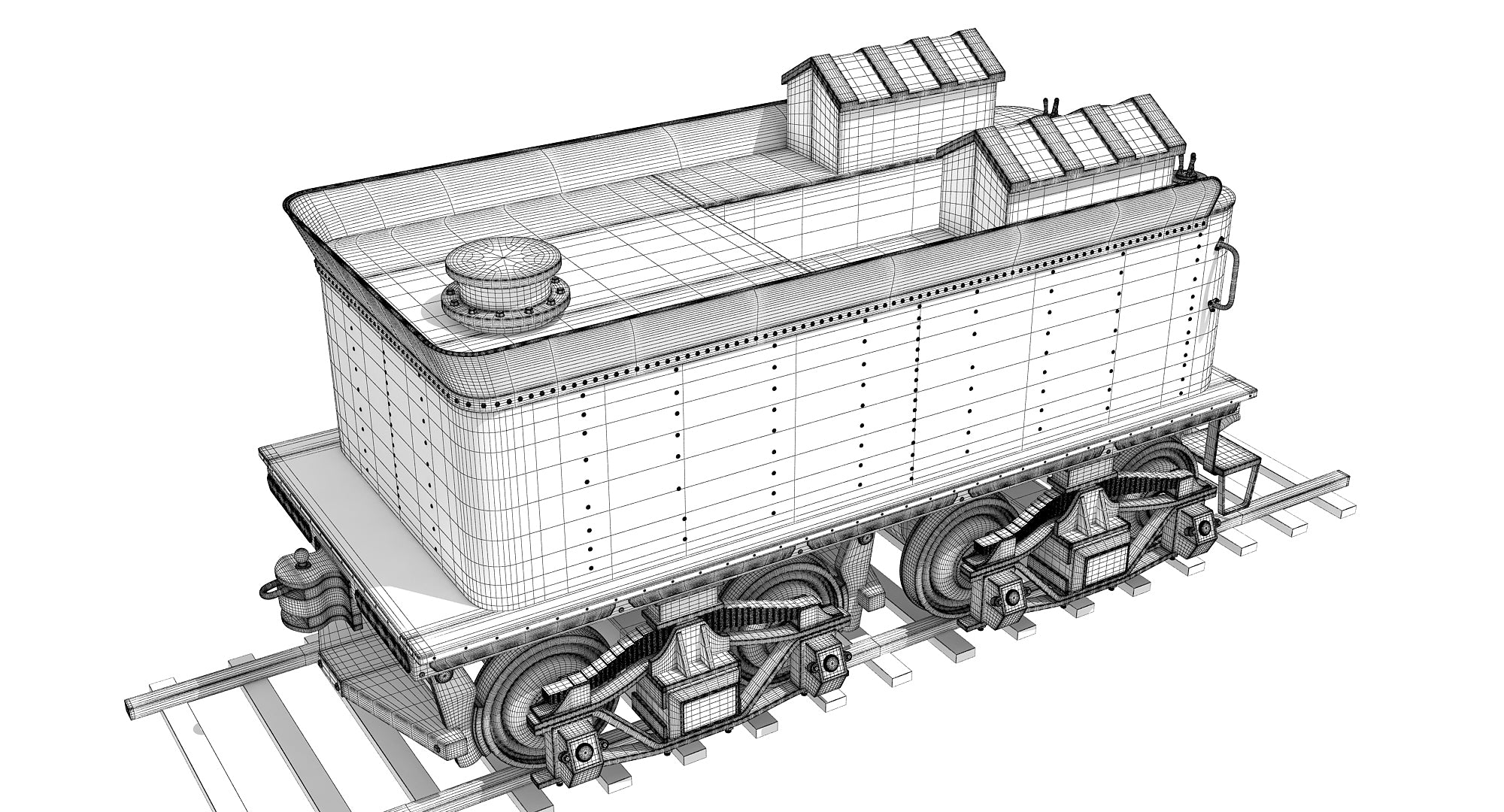 Steam Locomotive Tender