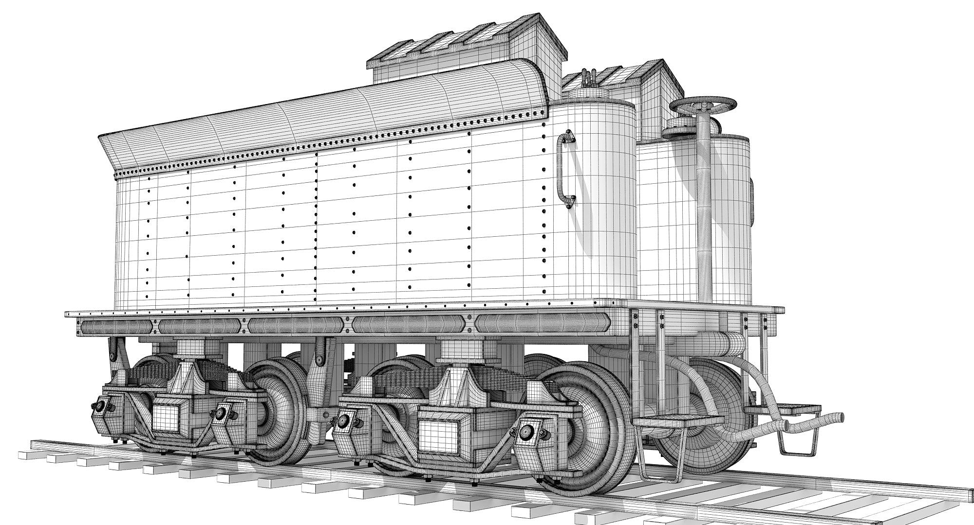 Steam Locomotive Tender