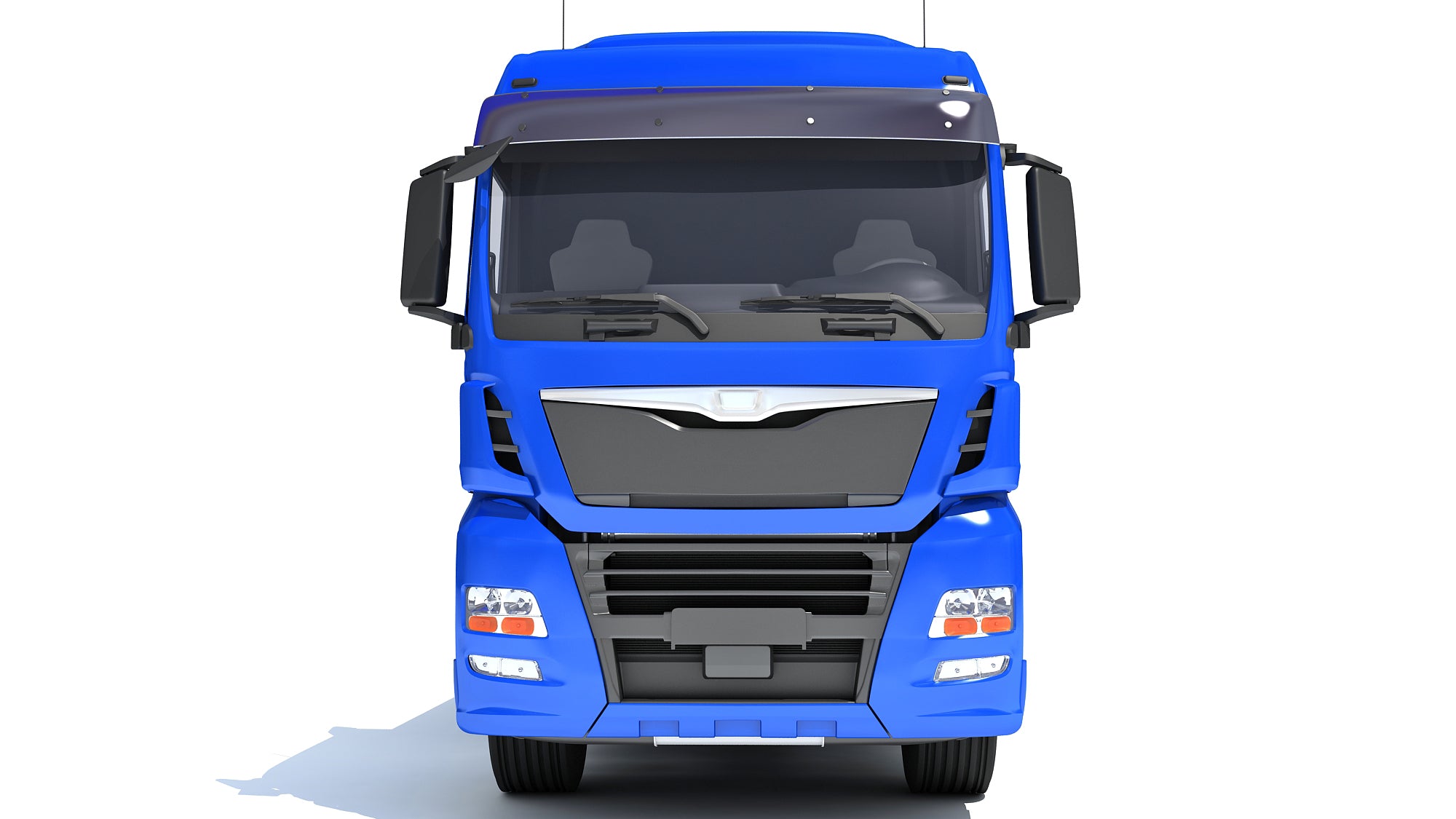 Heavy Truck with Semi Low Loader Trailer