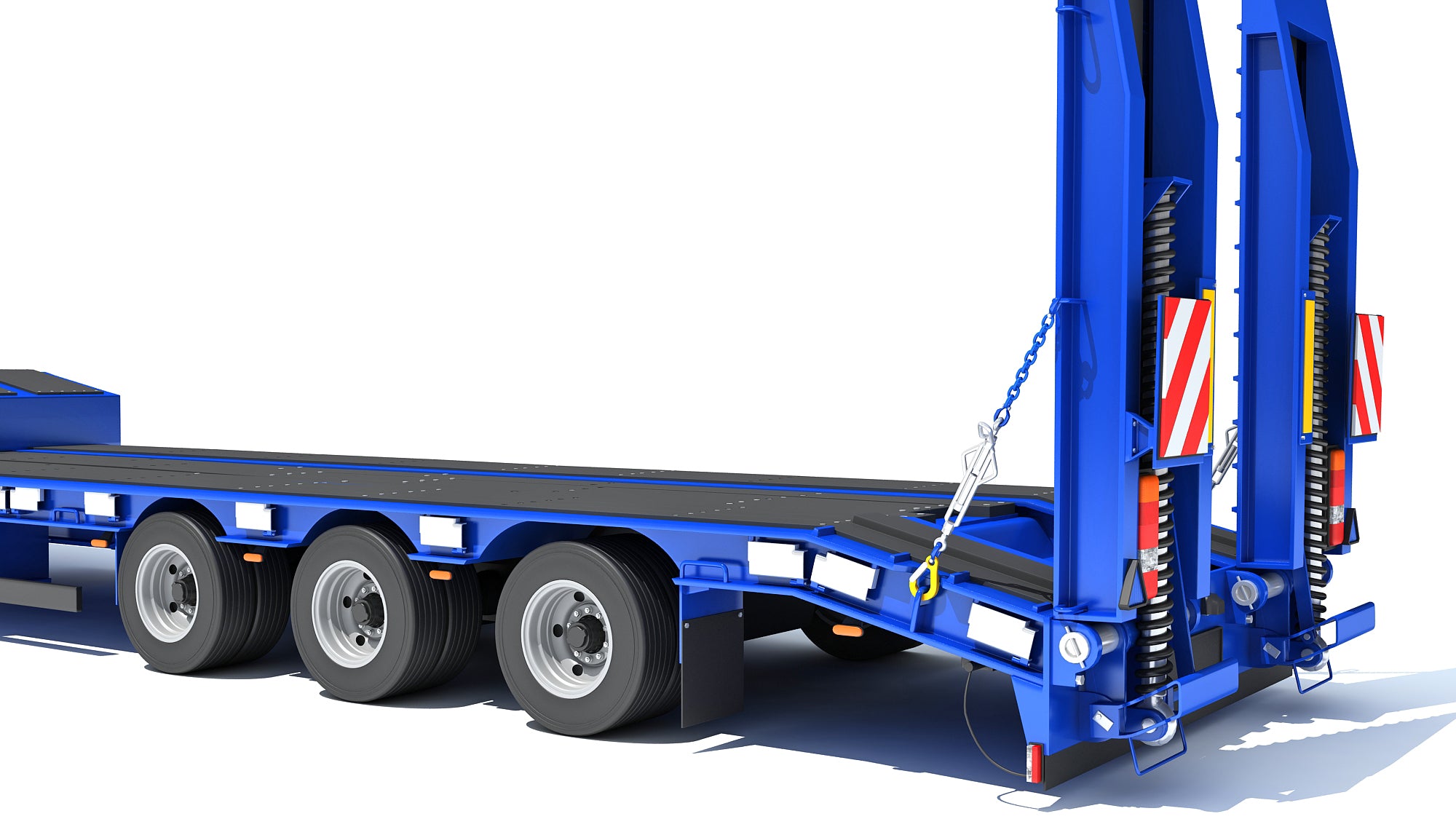 Heavy Truck with Semi Low Loader Trailer
