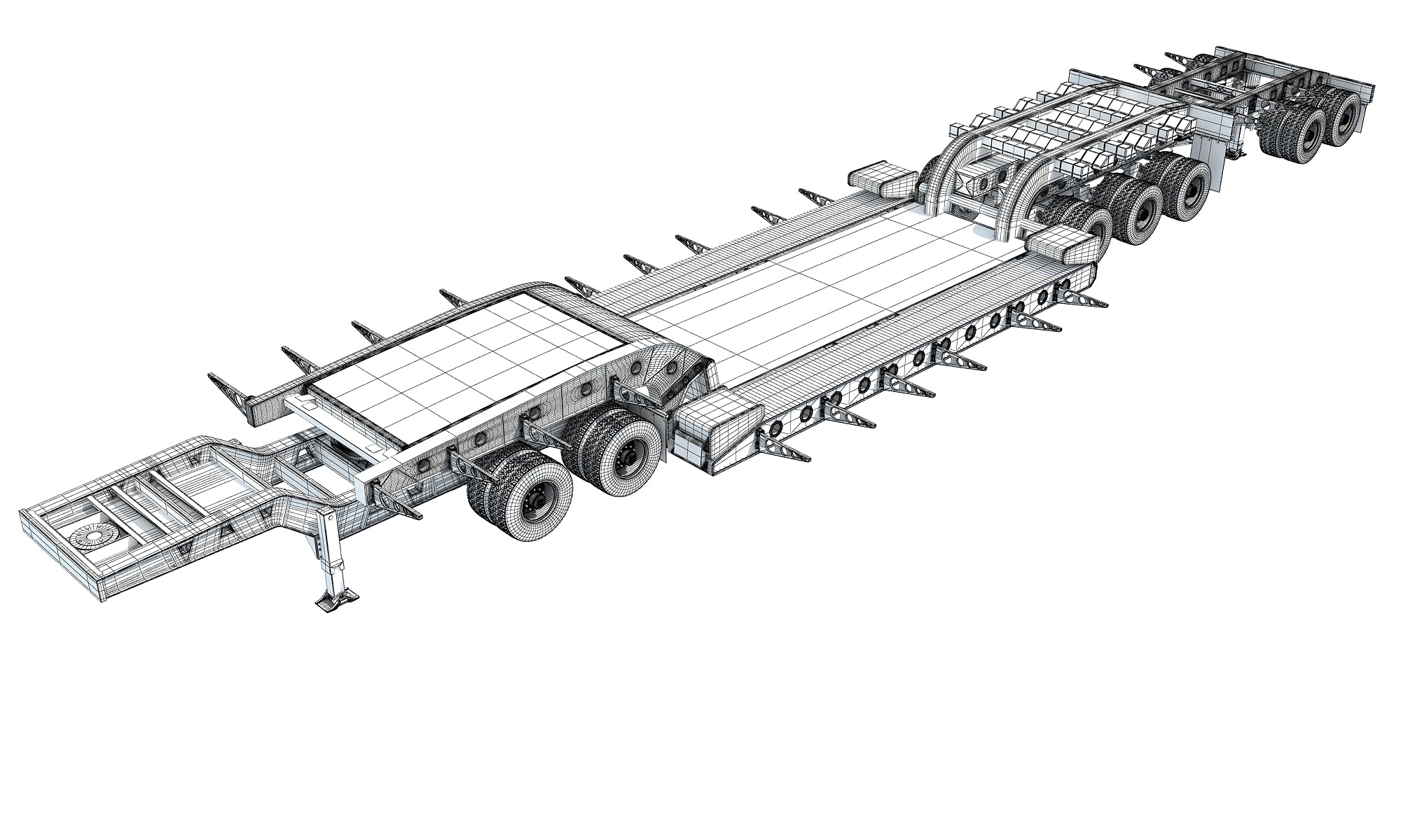 Heavy Haul Lowboy Trailer