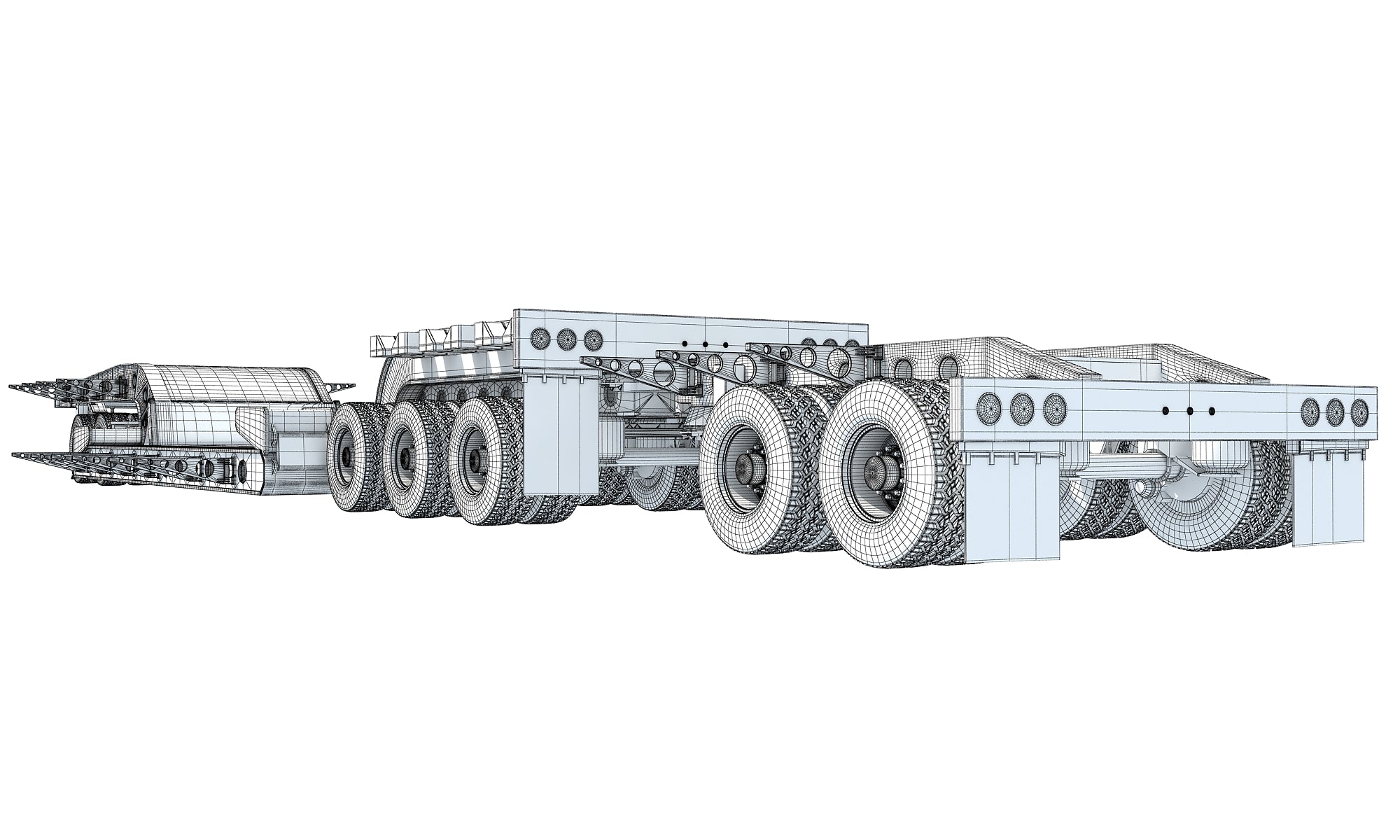 Heavy Haul Lowboy Trailer