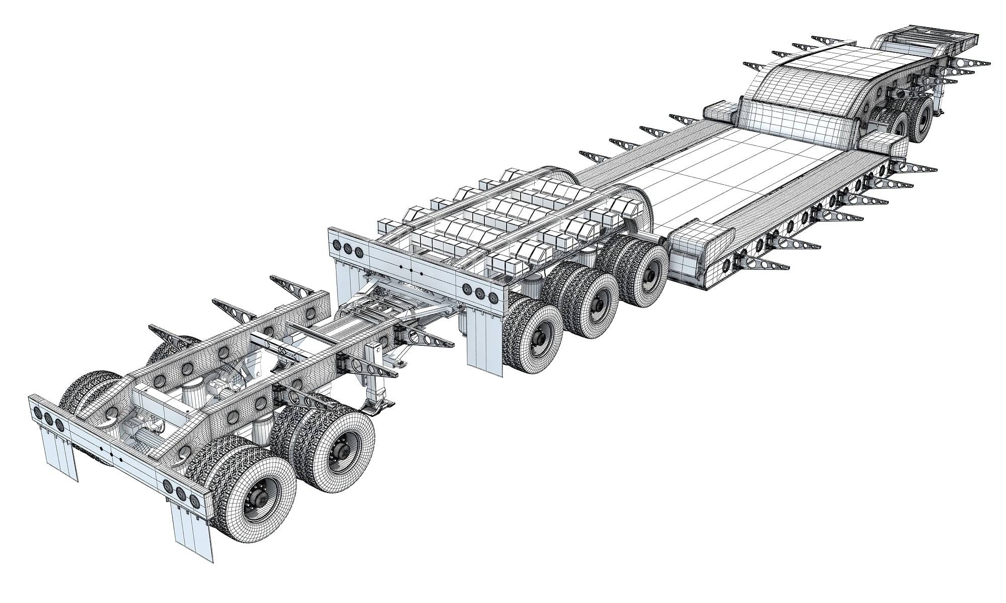 Heavy Haul Lowboy Trailer