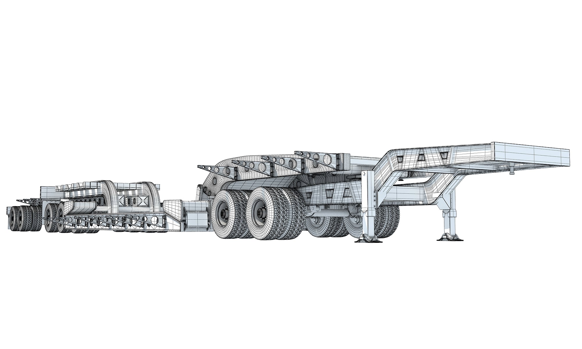 Heavy Haul Lowboy Trailer