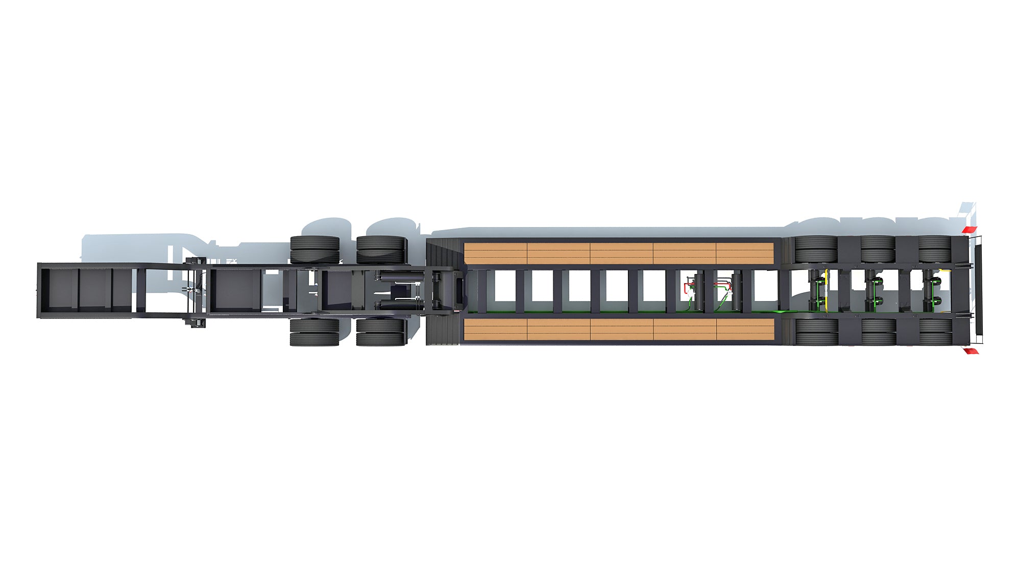 Low Loader Platform Trailer