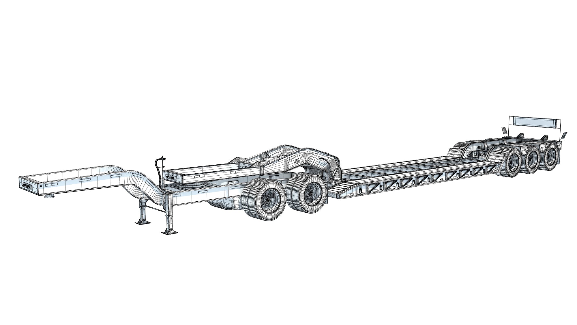 Low Loader Platform Trailer