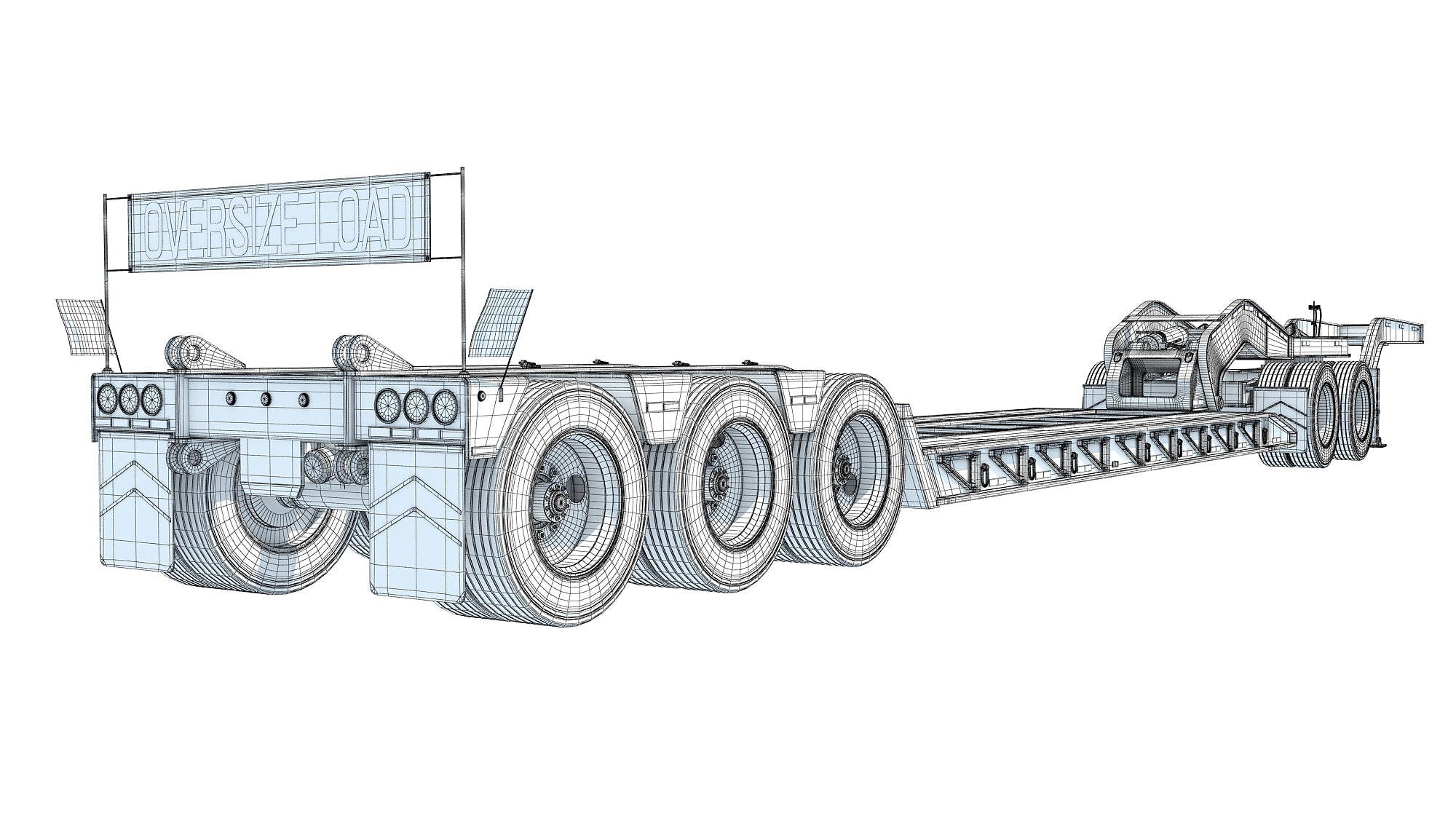 Low Loader Platform Trailer