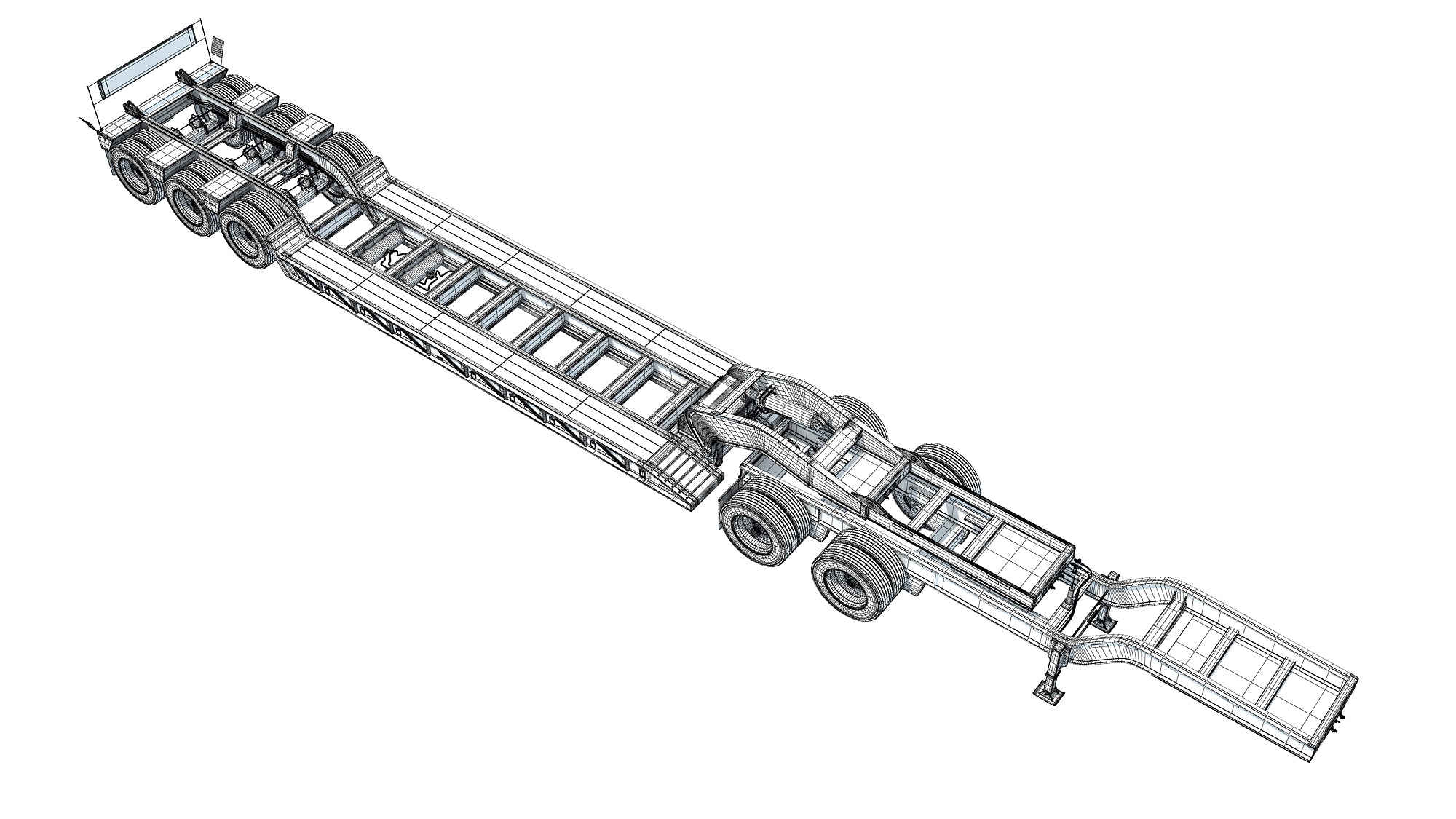 Low Loader Platform Trailer