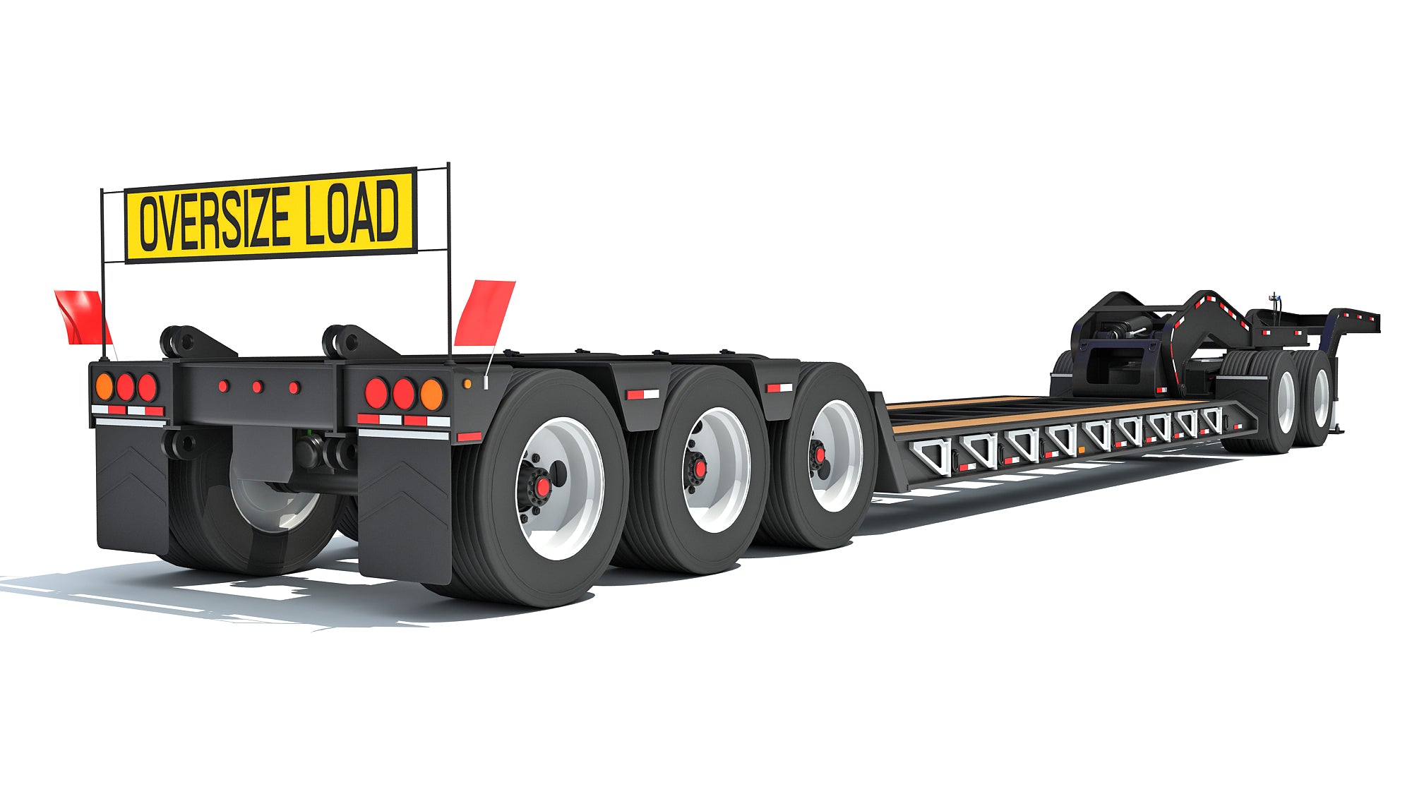 Low Loader Platform Trailer