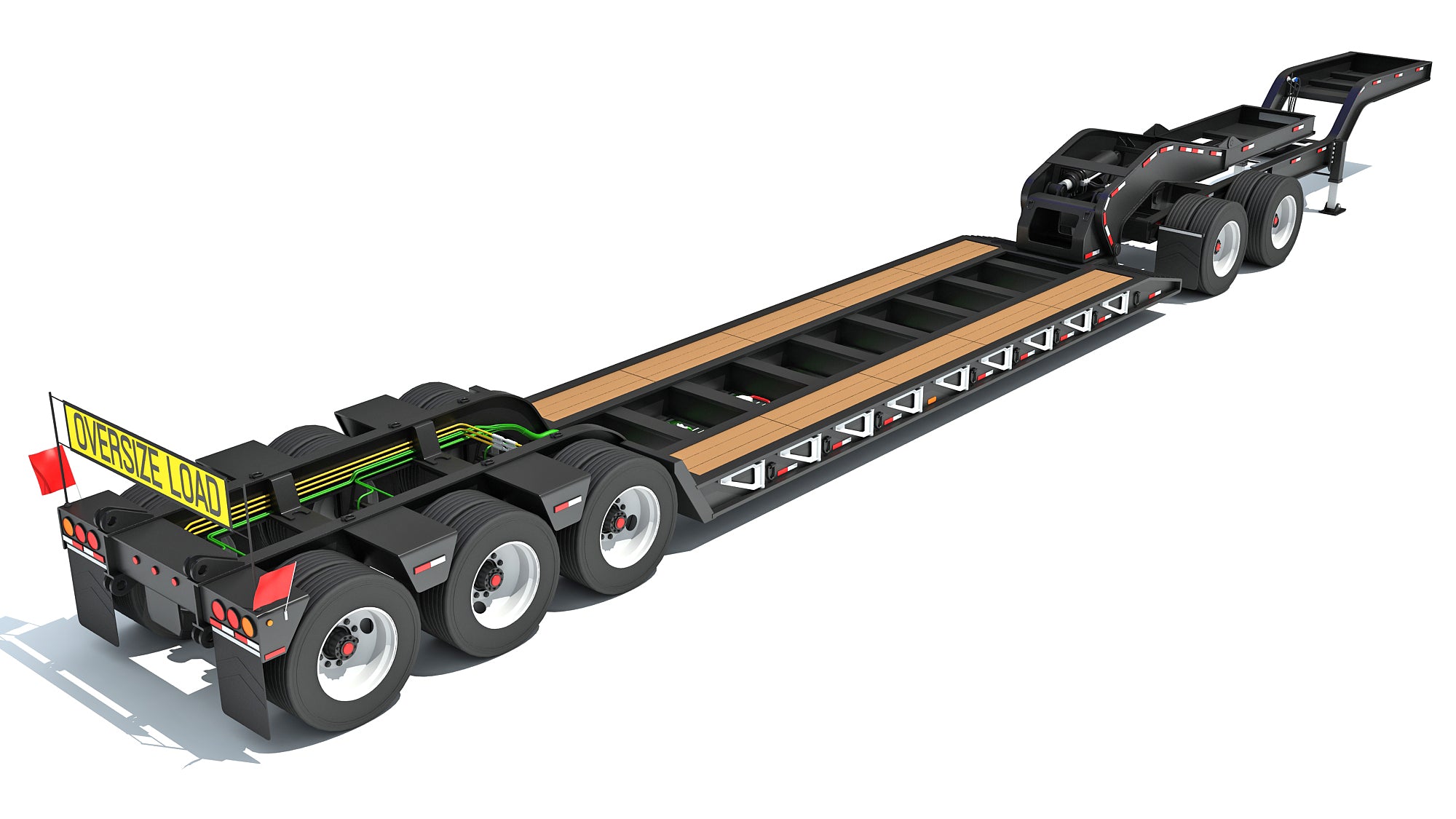 Low Loader Platform Trailer