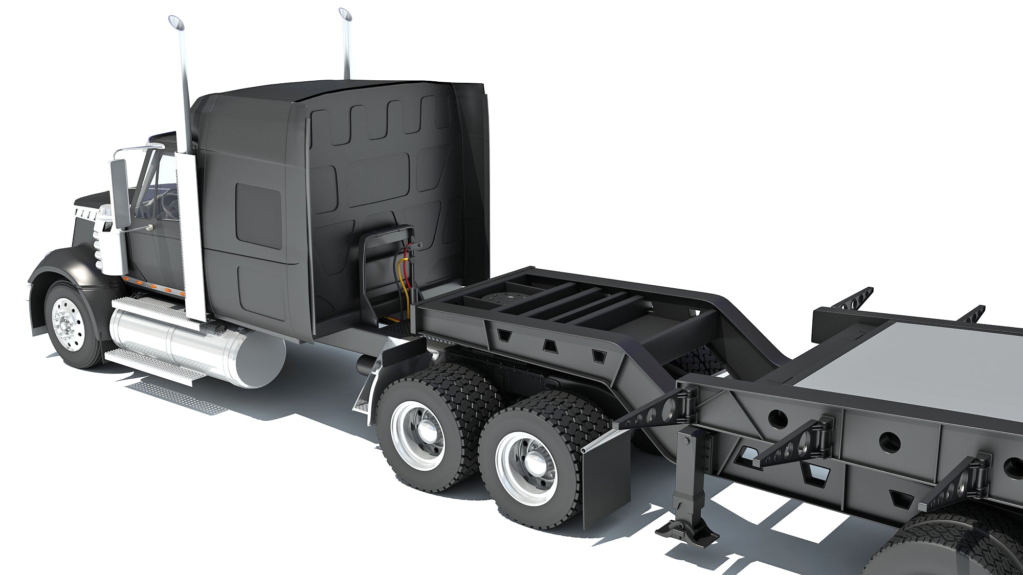 Lowboy Truck International Lonestar