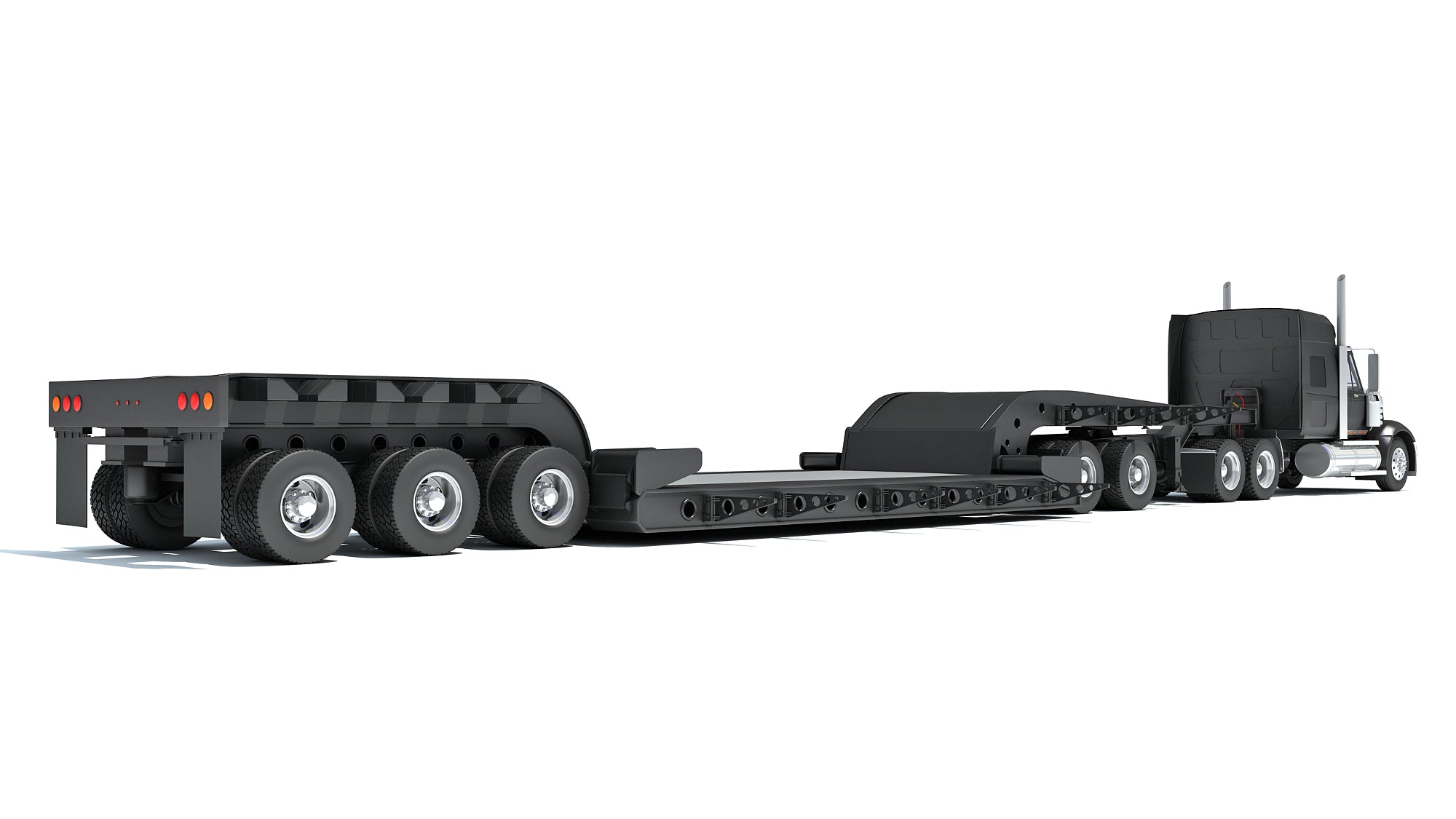 Lowboy Truck International Lonestar