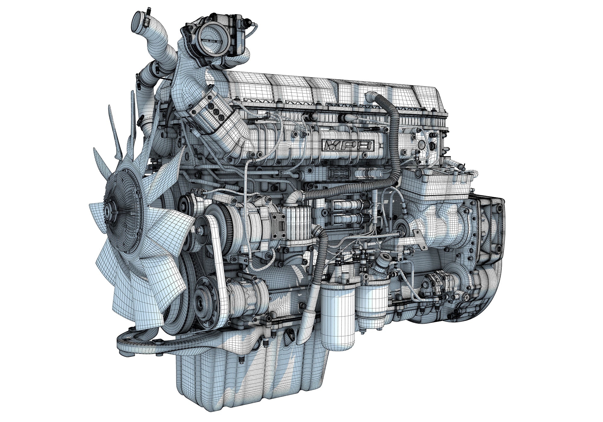 Mack MP8 Truck Engine