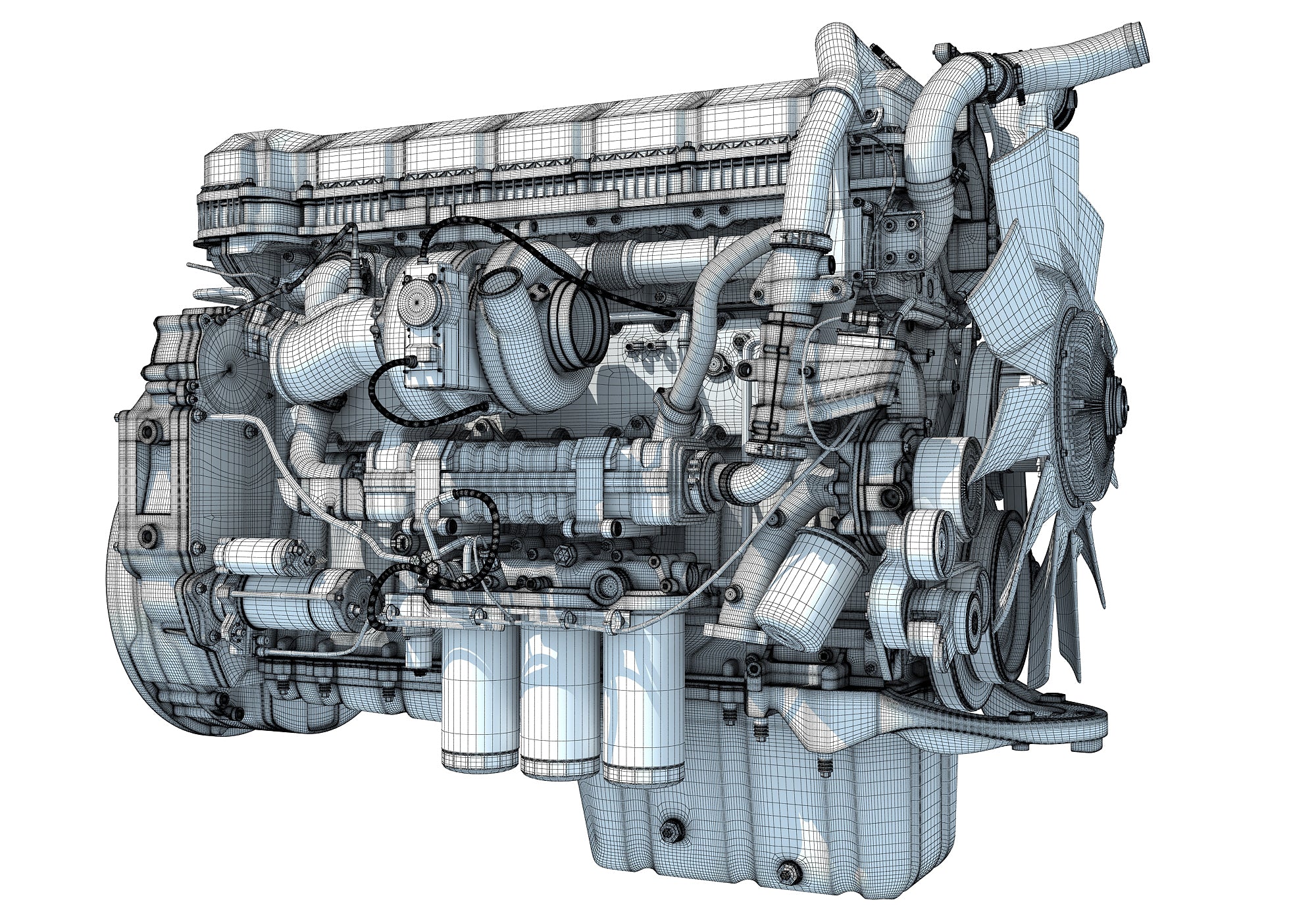 Mack MP8 Truck Engine