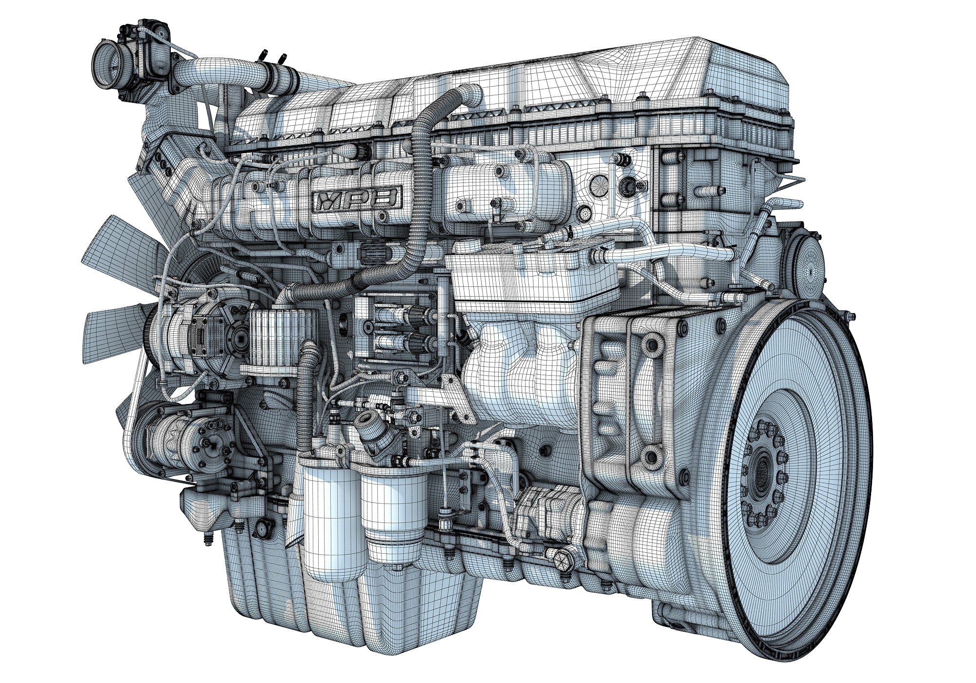 Mack MP8 Truck Engine