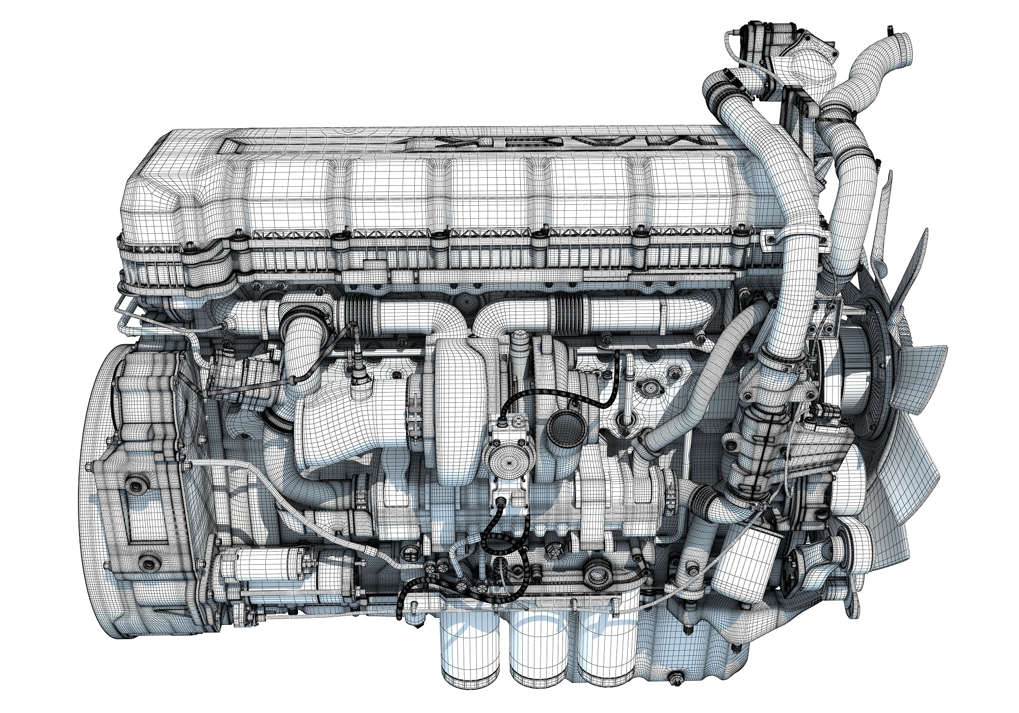 Mack MP8 Truck Engine