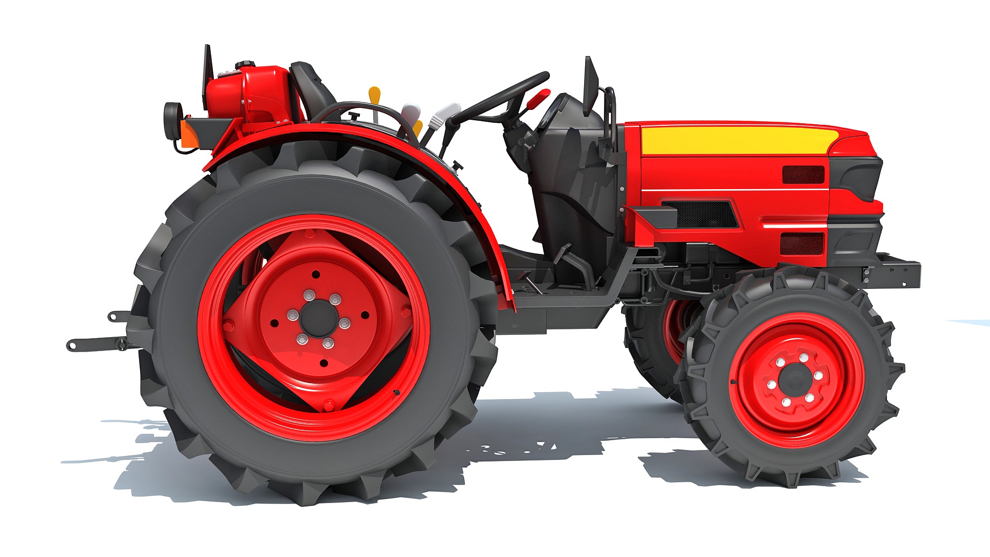 Mahindra Tractor 3D Model